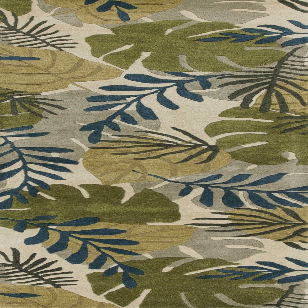 HomeRoots 352486 Bernadette 2 X 8 (ft) Wool Ivory Indoor Floral/Botanical Runner Rug