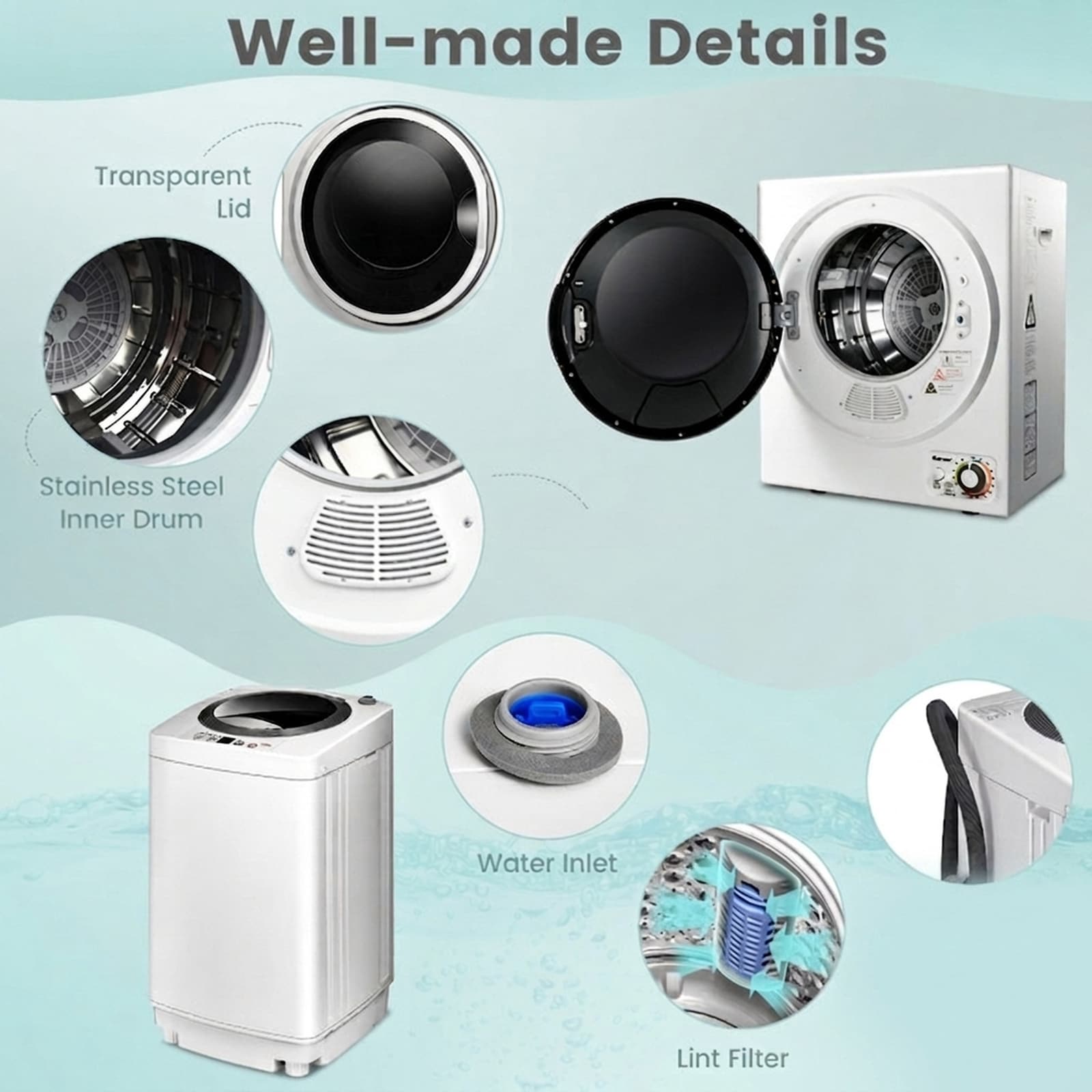 SUGIFT LW108SUGHY3176 Combo-Washer-And-Dryer - View #5