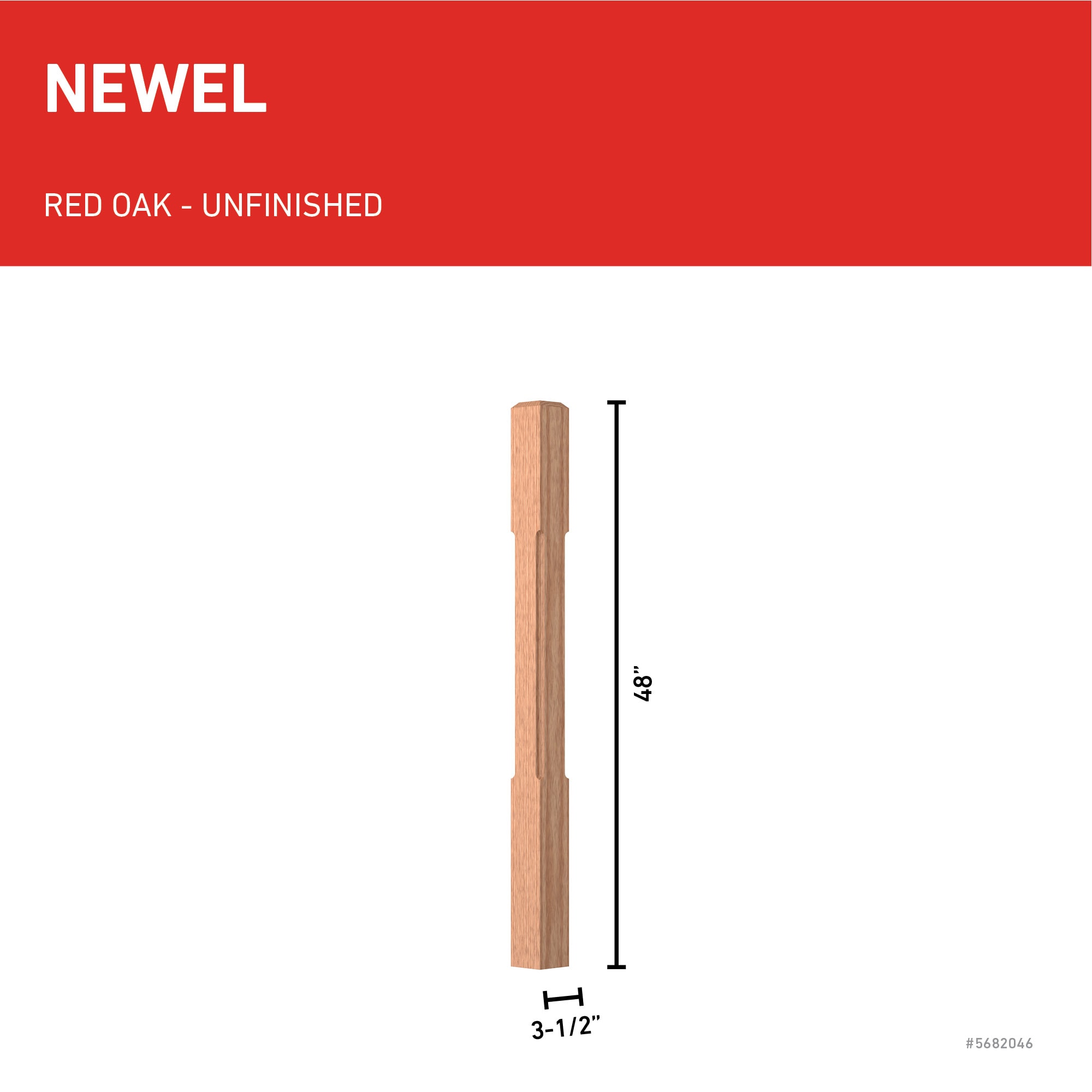 L.J. Smith Stair Systems LJC-4000-O Interior-Stairpart-Newel-Posts - View #3