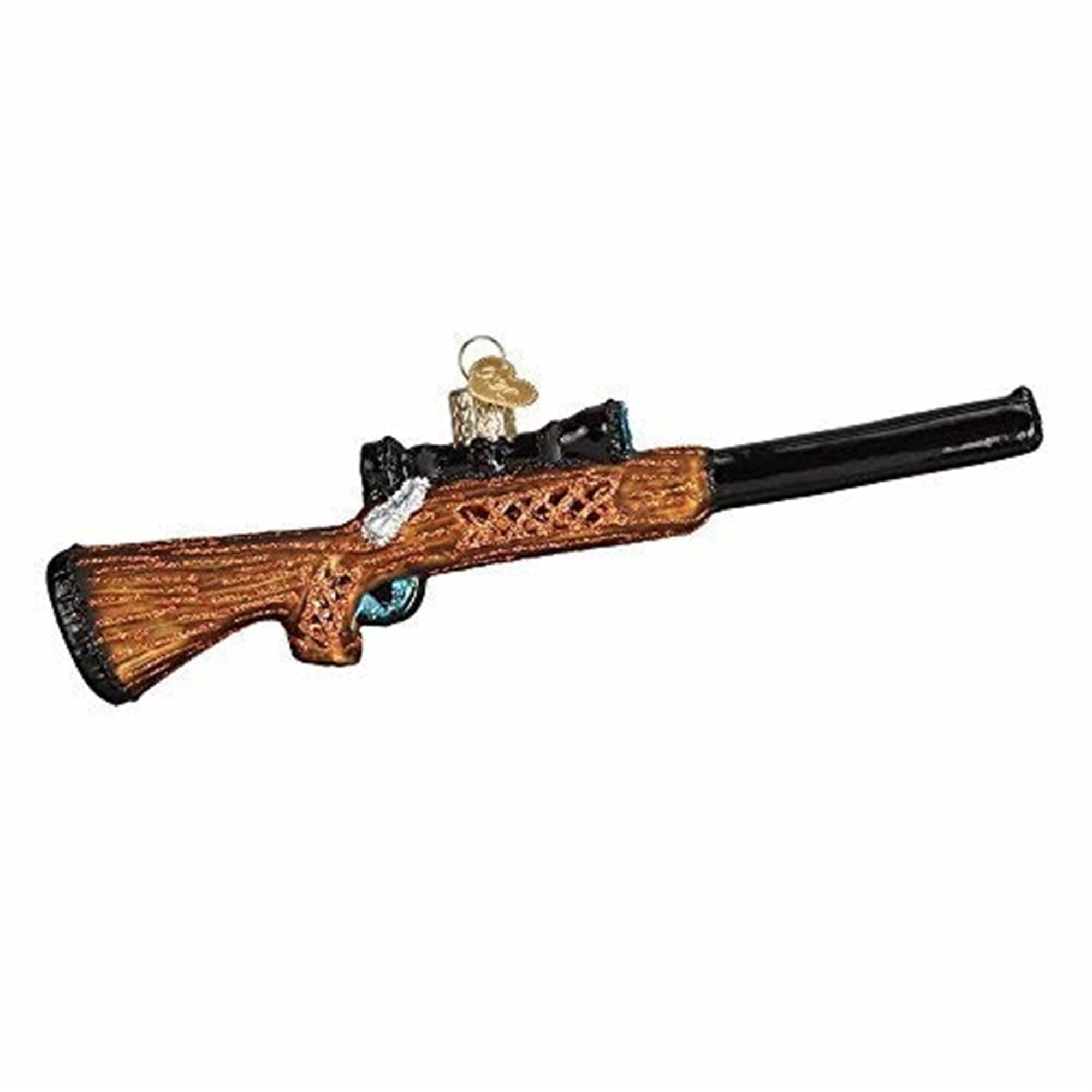 Old World Christmas 729343362285 Blown Glass Ornament for Christmas Tree - Rifle