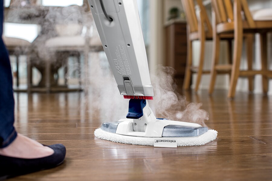 This Bissell Steam Mop 'Blasts Away Dirt,' and It's on Sale at