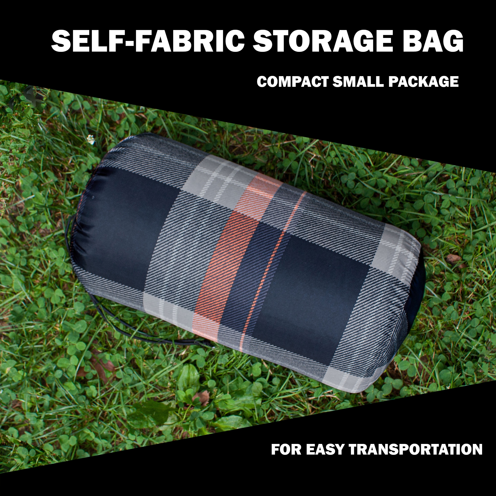 Navy Reversible Water Resistant Sherpa Throw Blanket