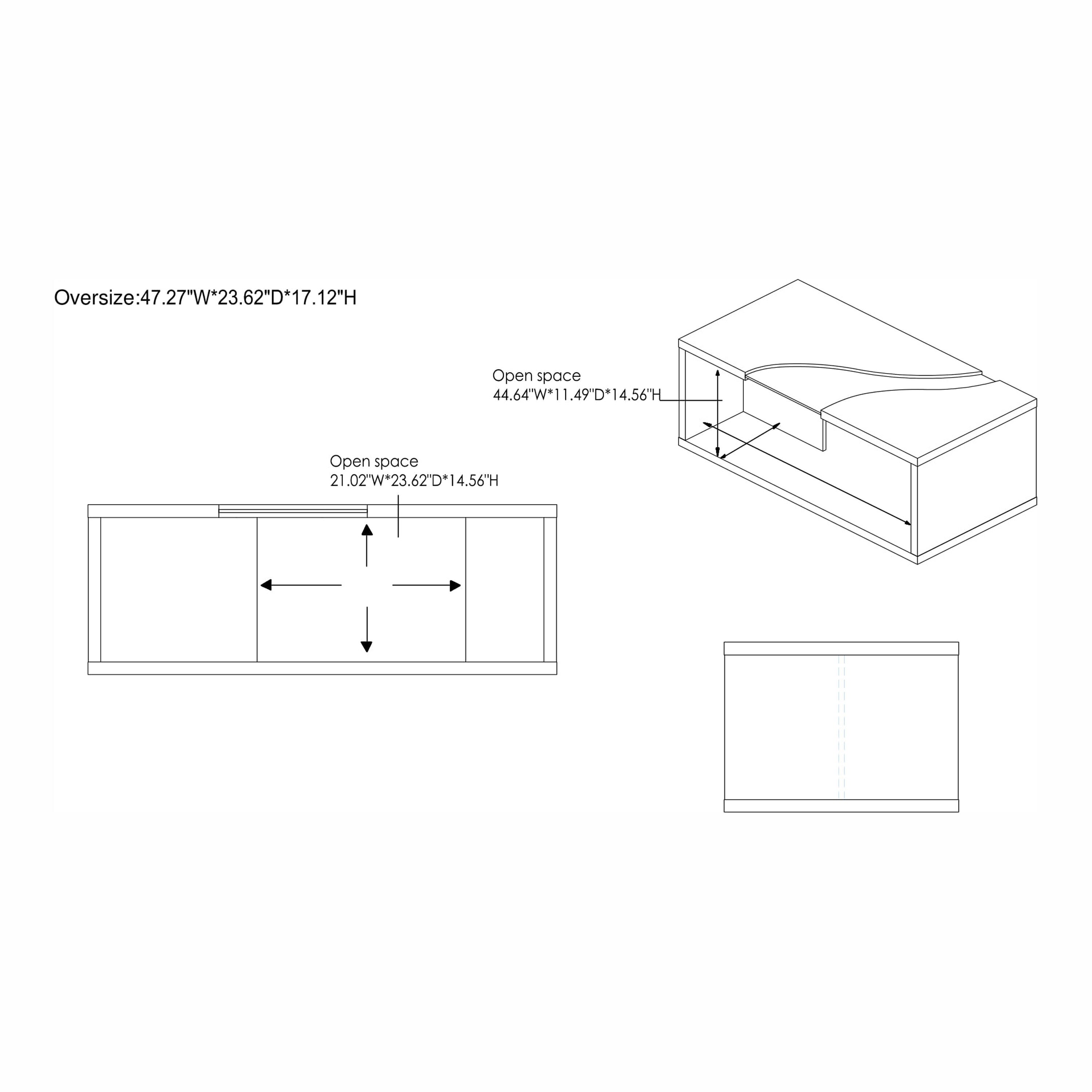 Furniture of America FGI-1892C26-G Coffee-Tables - View #6