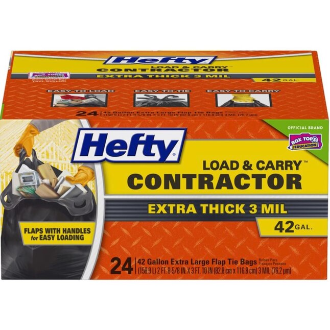 Ruffies Pro Heavy Duty Contractor Bags, 42 gal - 20 pack