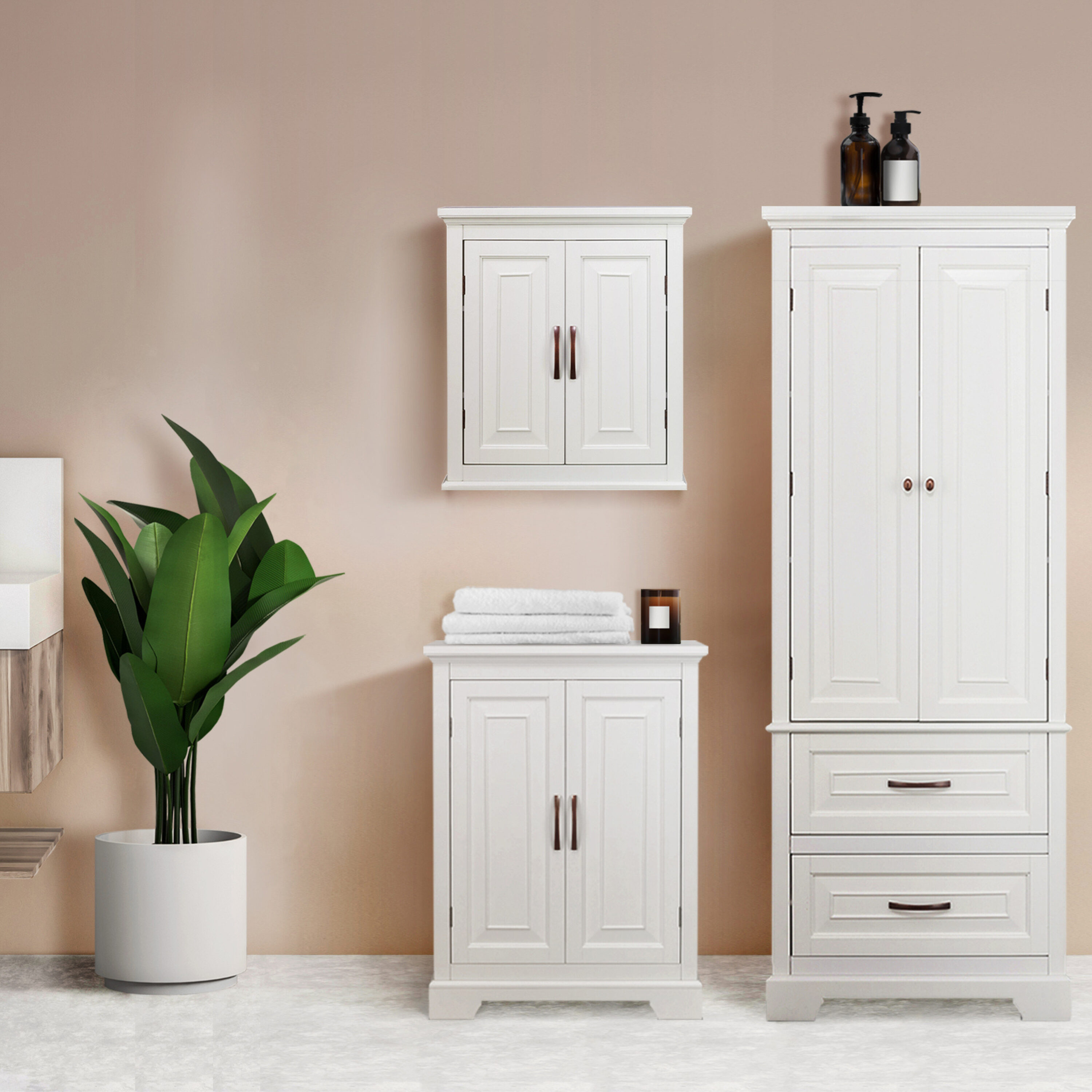 Teamson Home ELG-592S Linen-Cabinets - View #2