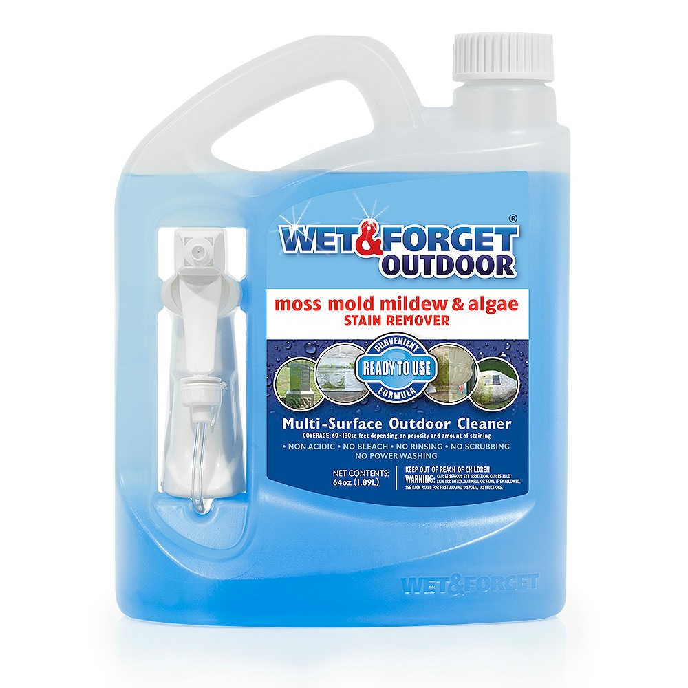 Wet & Forget Shower Cleaner Weekly Application Requires No Scrubbing,  Bleach-Free Formula, 64 Ounce (Pack of 1)