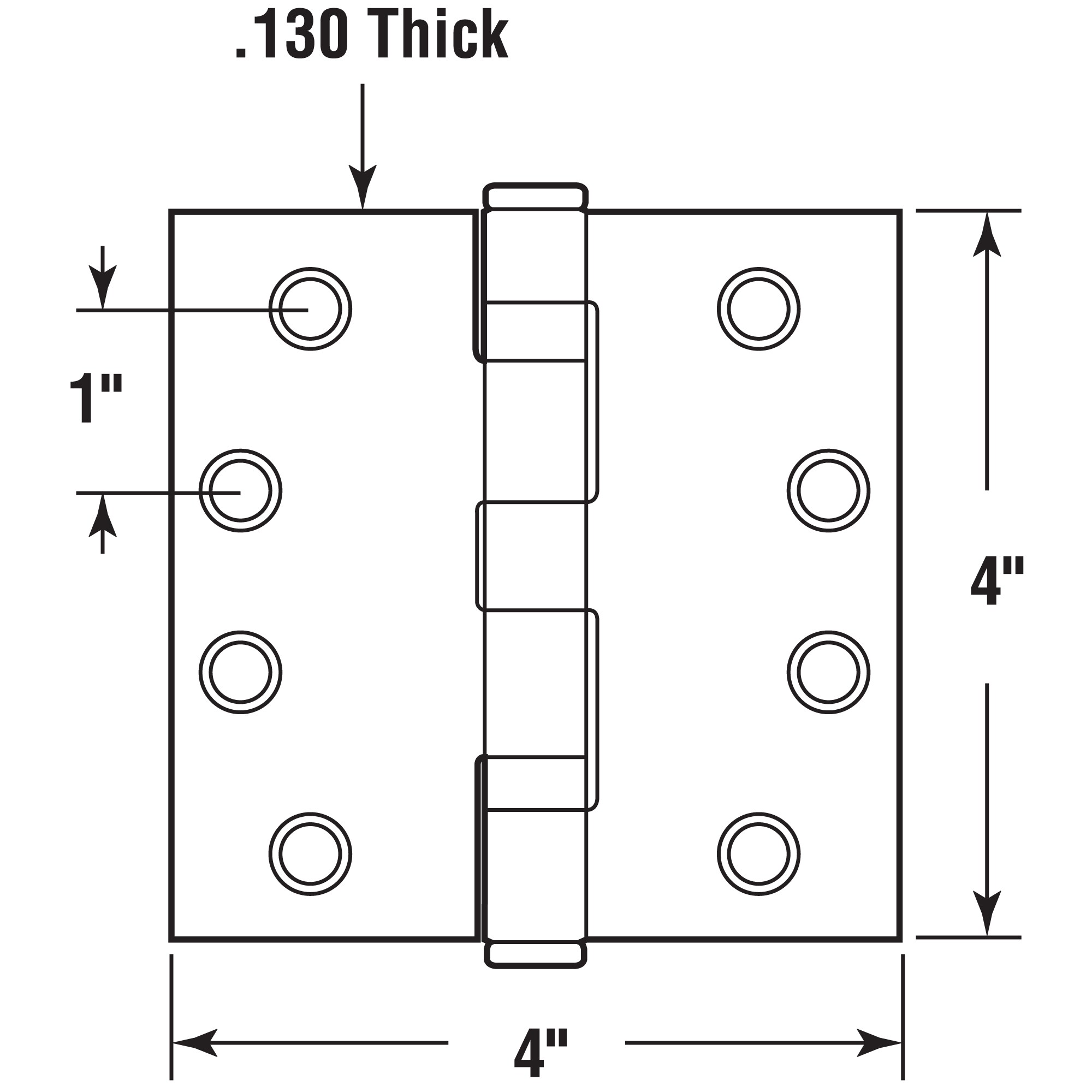 Prime-Line U 1156363 Entry-Door-Hinges - View #4