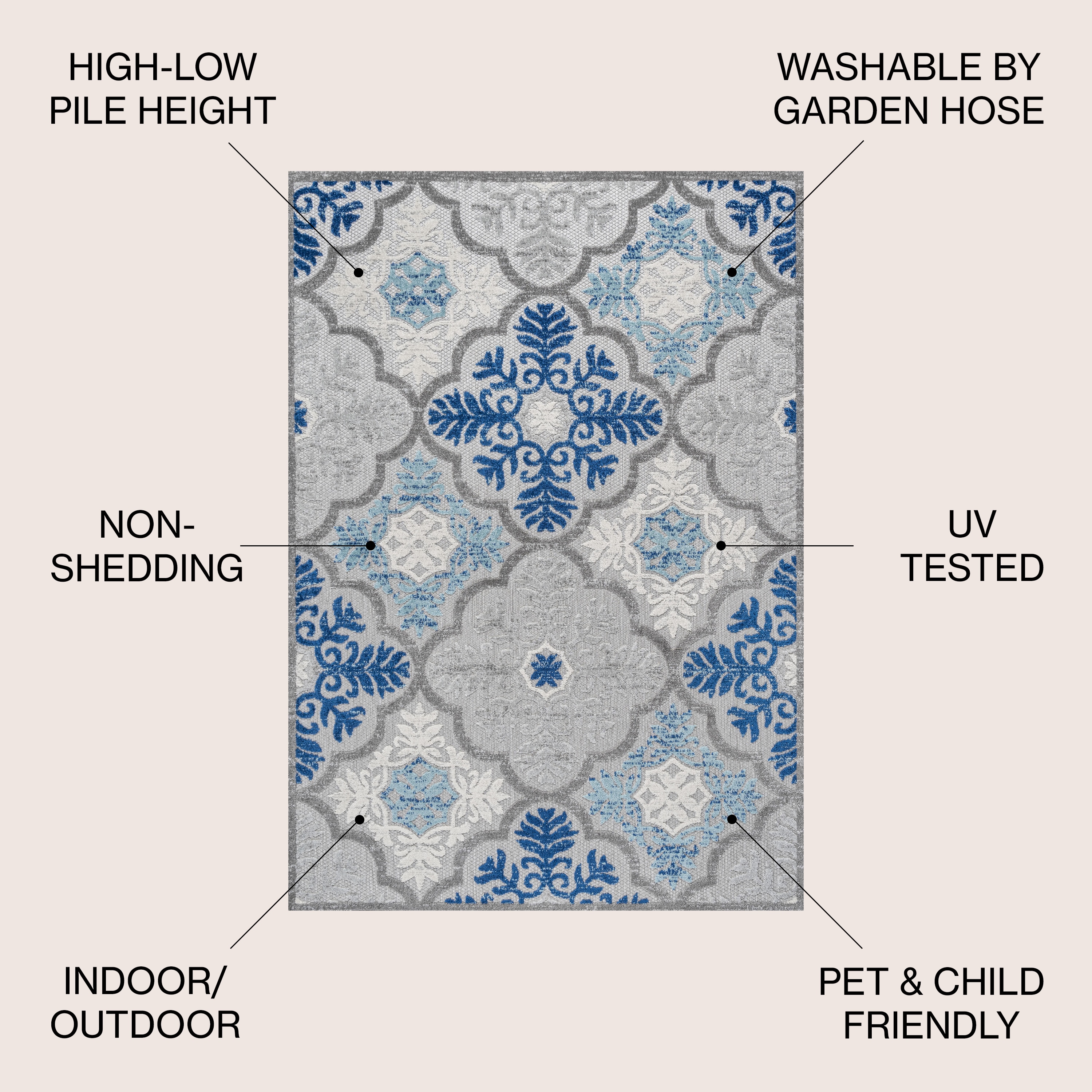 JONATHAN  Y AMC105B-8 rugs - View #3