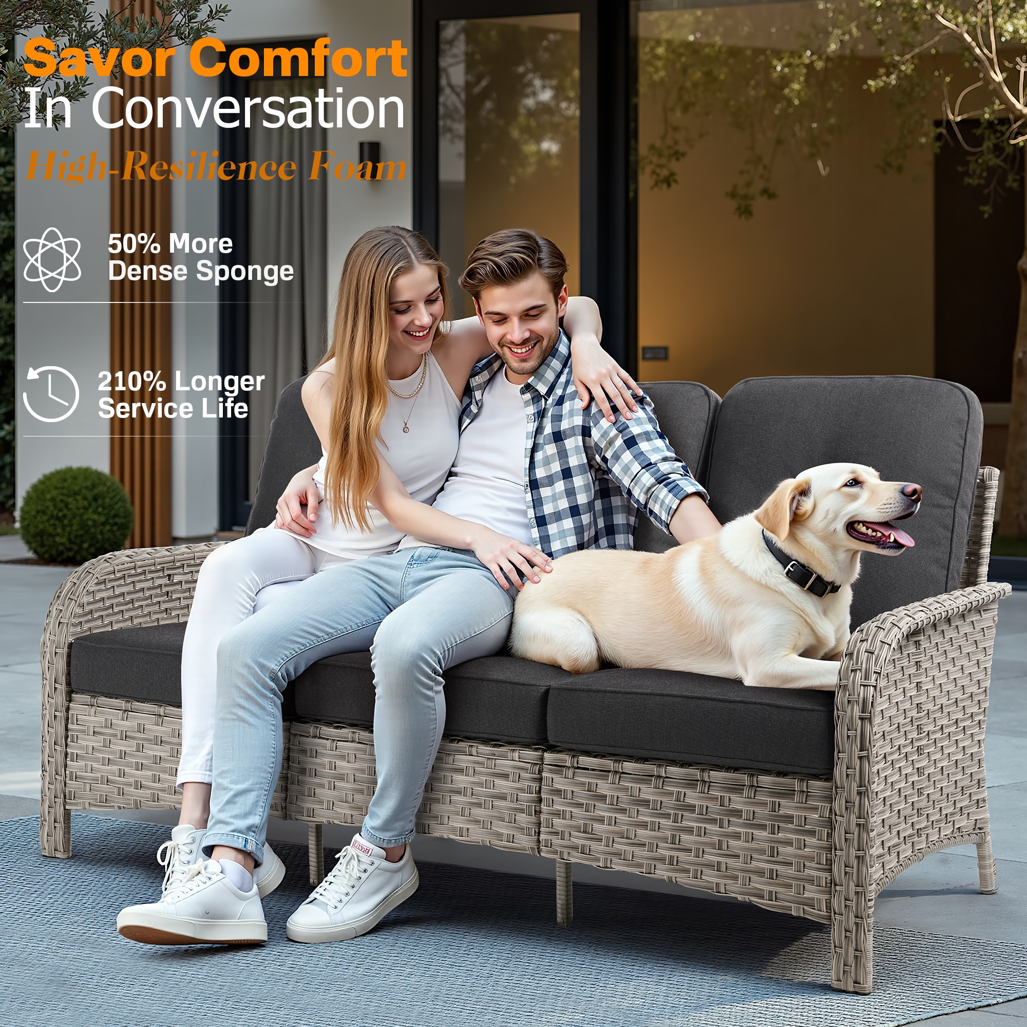 Ovios VNC104 Patio-Conversation-Sets - View #6