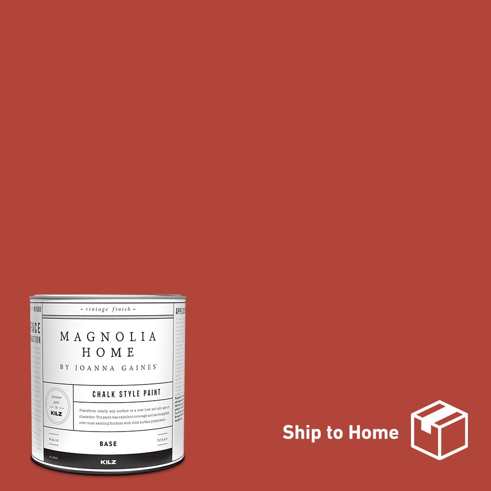 Magnolia Home 00171704 by Joanna Gaines Water-based Pre-tinted Low Odor Hopscotch Chalky Paint (1-quart)