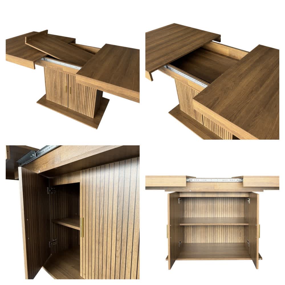 Coolbibila ORION-TABLE-BROWN Dining-Tables - View #7