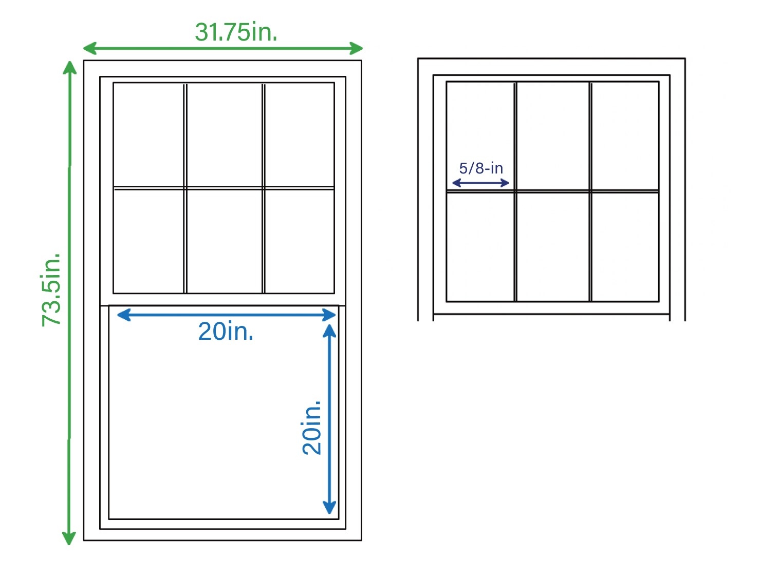 RELIABILT 3900DHGYT3167340001 Double-Hung-Windows - View #4