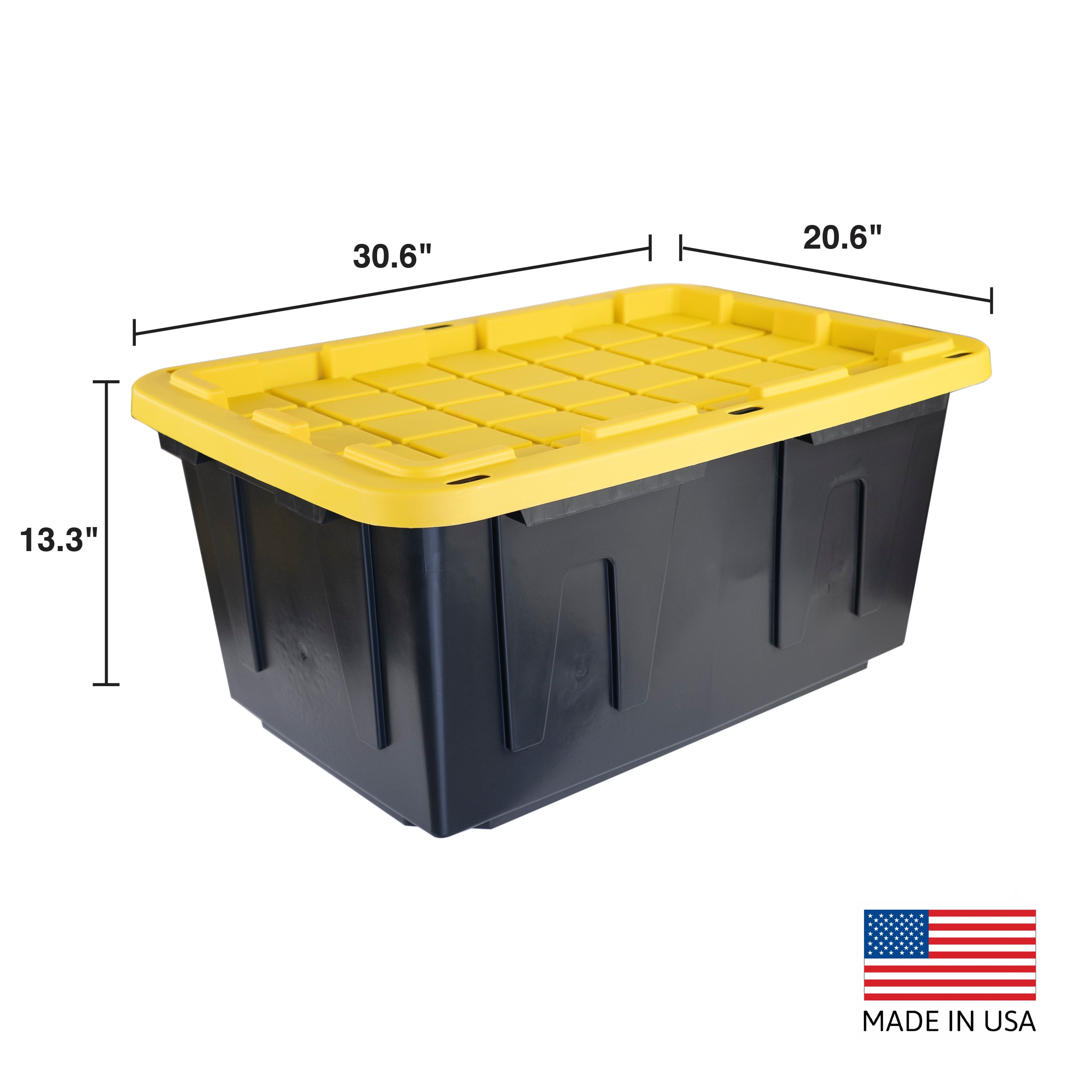 Universal 27 Gallon Tough Tote Caddy - 2 pack