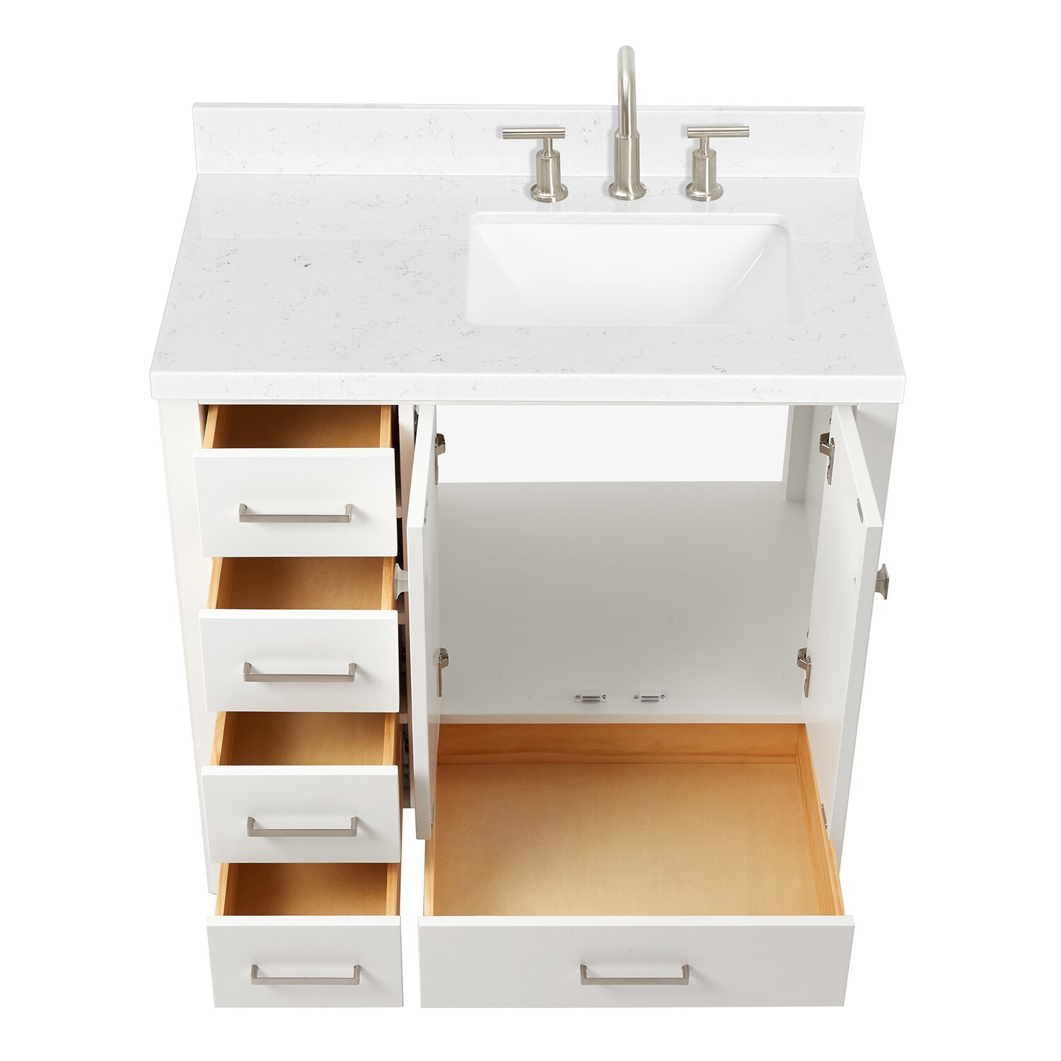 ARIEL A036SRCQRVOWHT Bath-Vanity-Combo - View #11