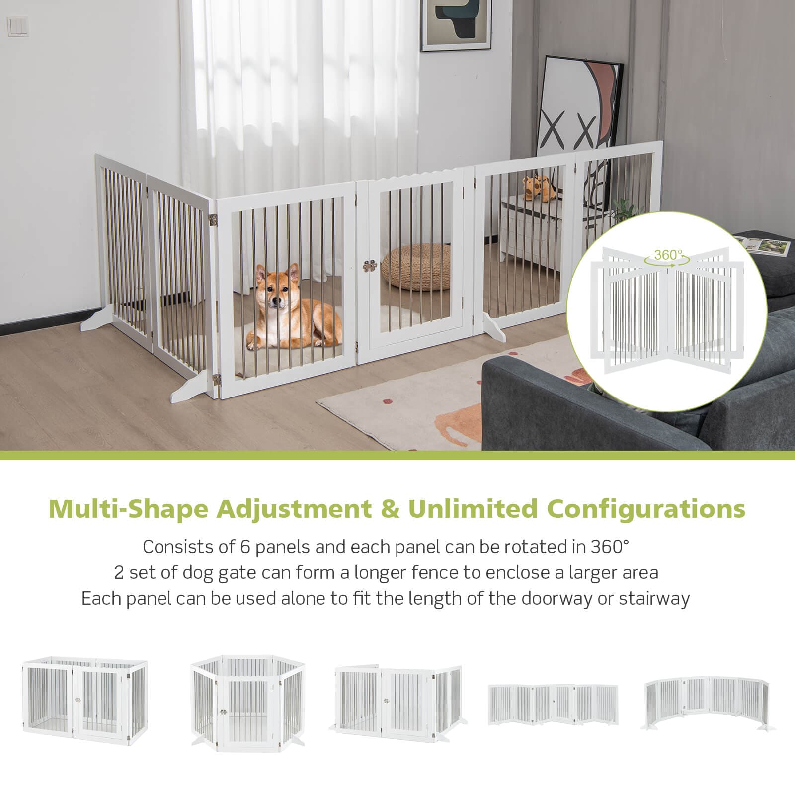 LIVIZA PH10023WH Pet-Gates - View #8