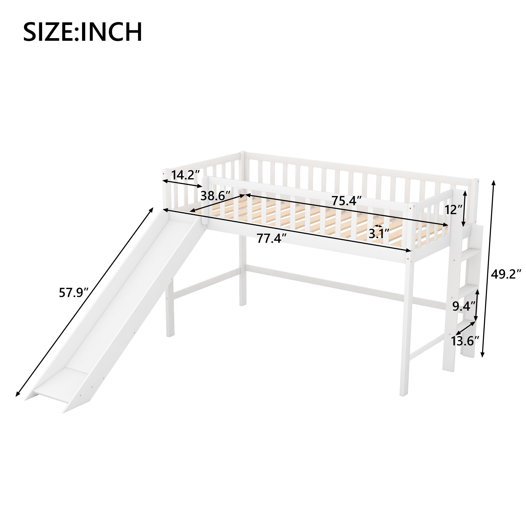 LUXEYARD DS-M-BAC02639 Bunk-Beds - View #4