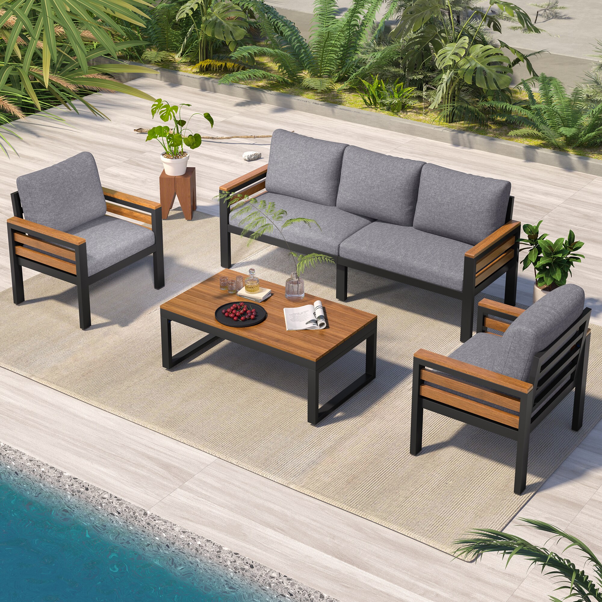 Mondawe MO-GO-1246E Patio-Conversation-Sets - View #2