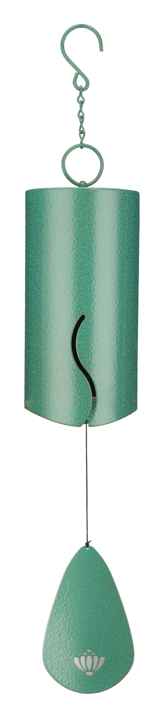 Regal Art & Gift 12623 38-Inches Teal Metal Bell Wind Chime