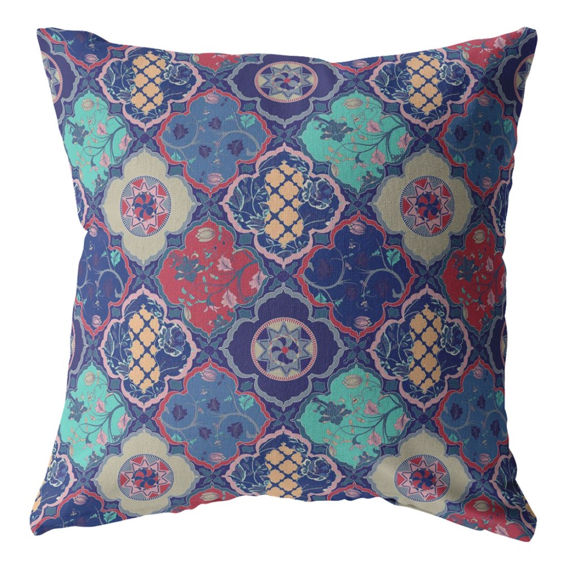 Navy and red clearance pillows