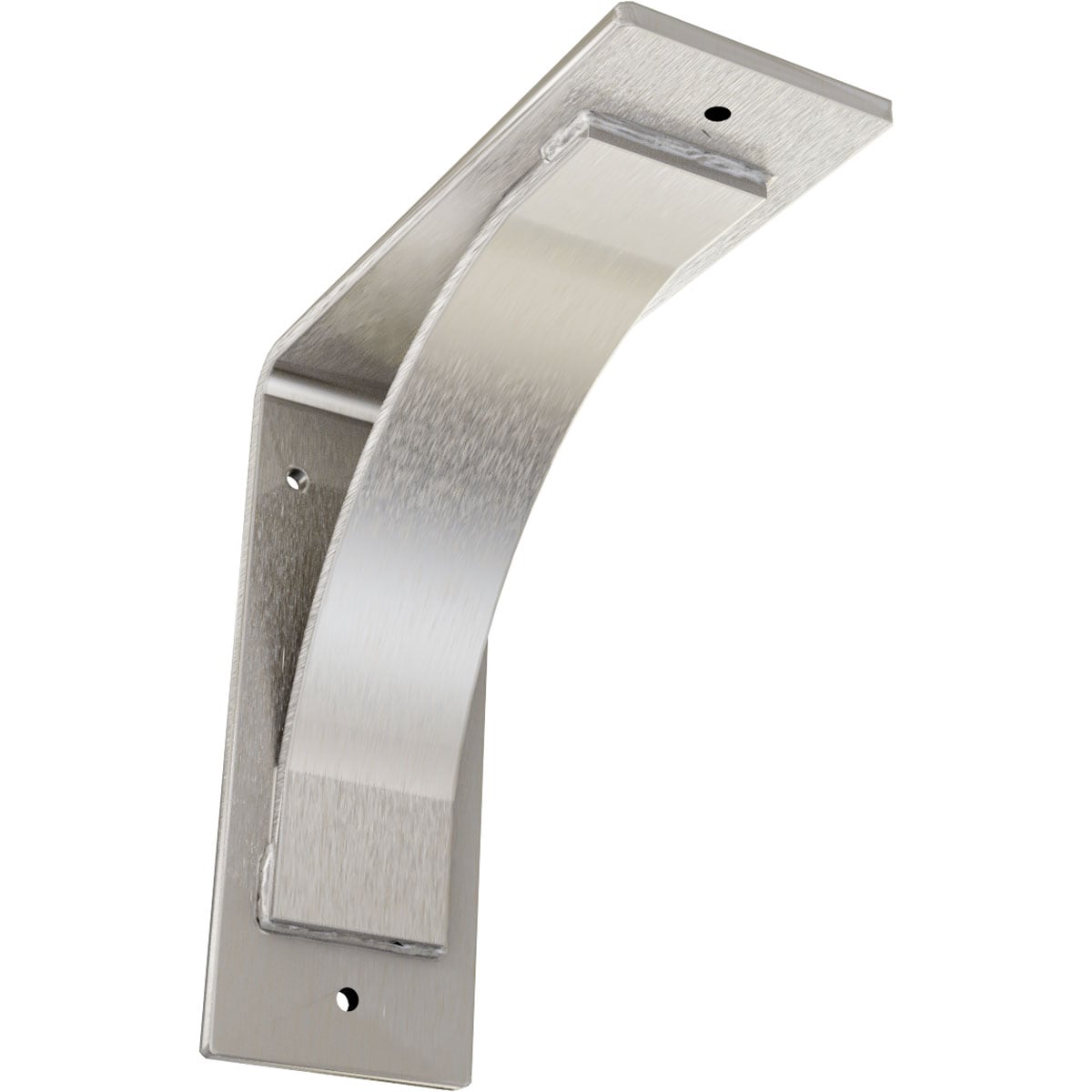 Ekena Millwork BKTM03X08X08MOSS Morris Morris 8-in x 3-in x 8-in Stainless steel Steel Wall bracket