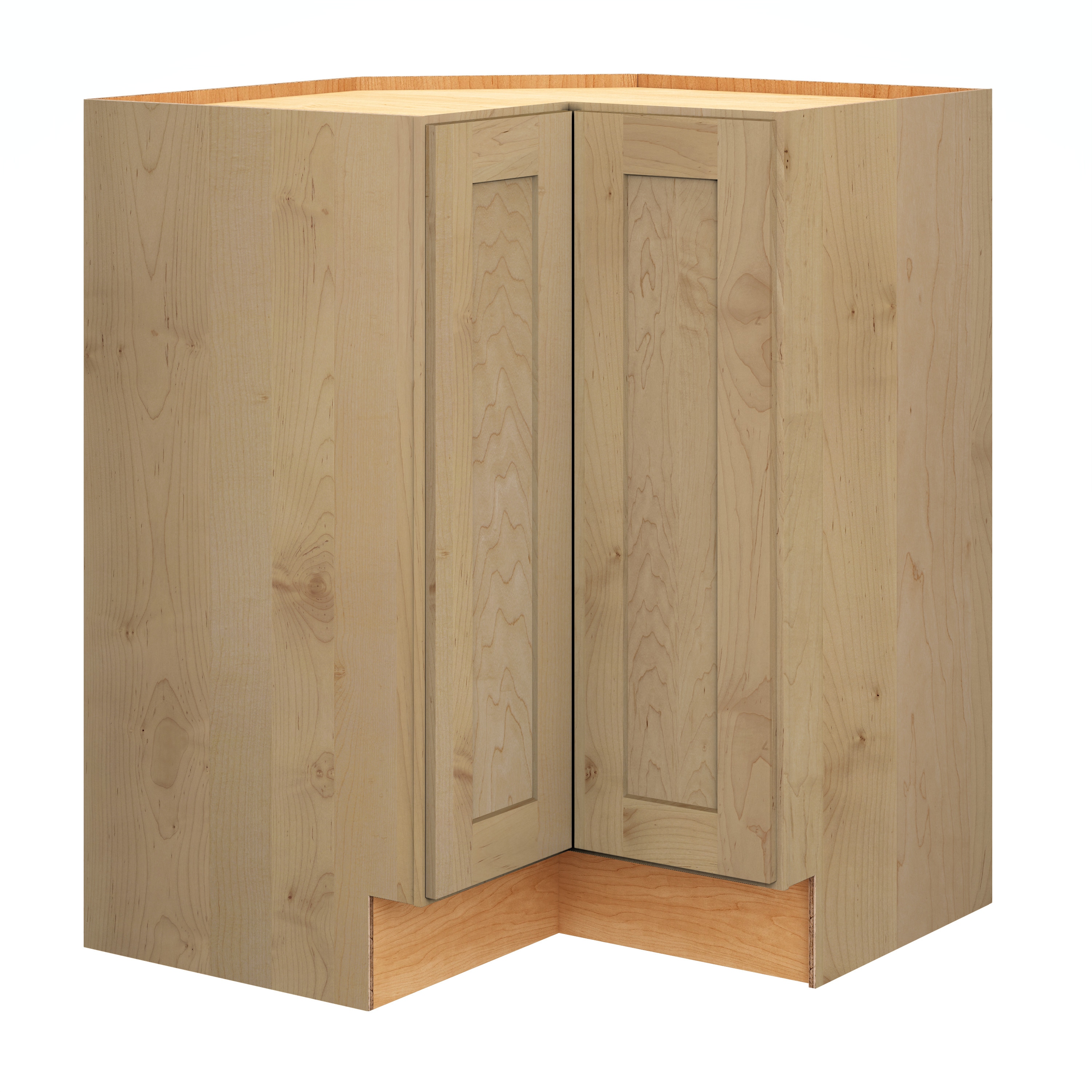 Diamond Express 331 SLS36R Jamestown 36-in W x 34.5-in H x 24-in D Coastline Super lazy susan Corner base Fully assembled Plywood Cabinet (Recessed Panel Shaker)