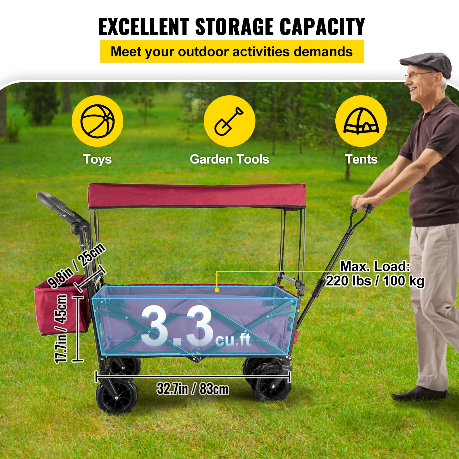 VEVOR SCDZDPTC-RDH00054V0 Yard-Carts - View #3