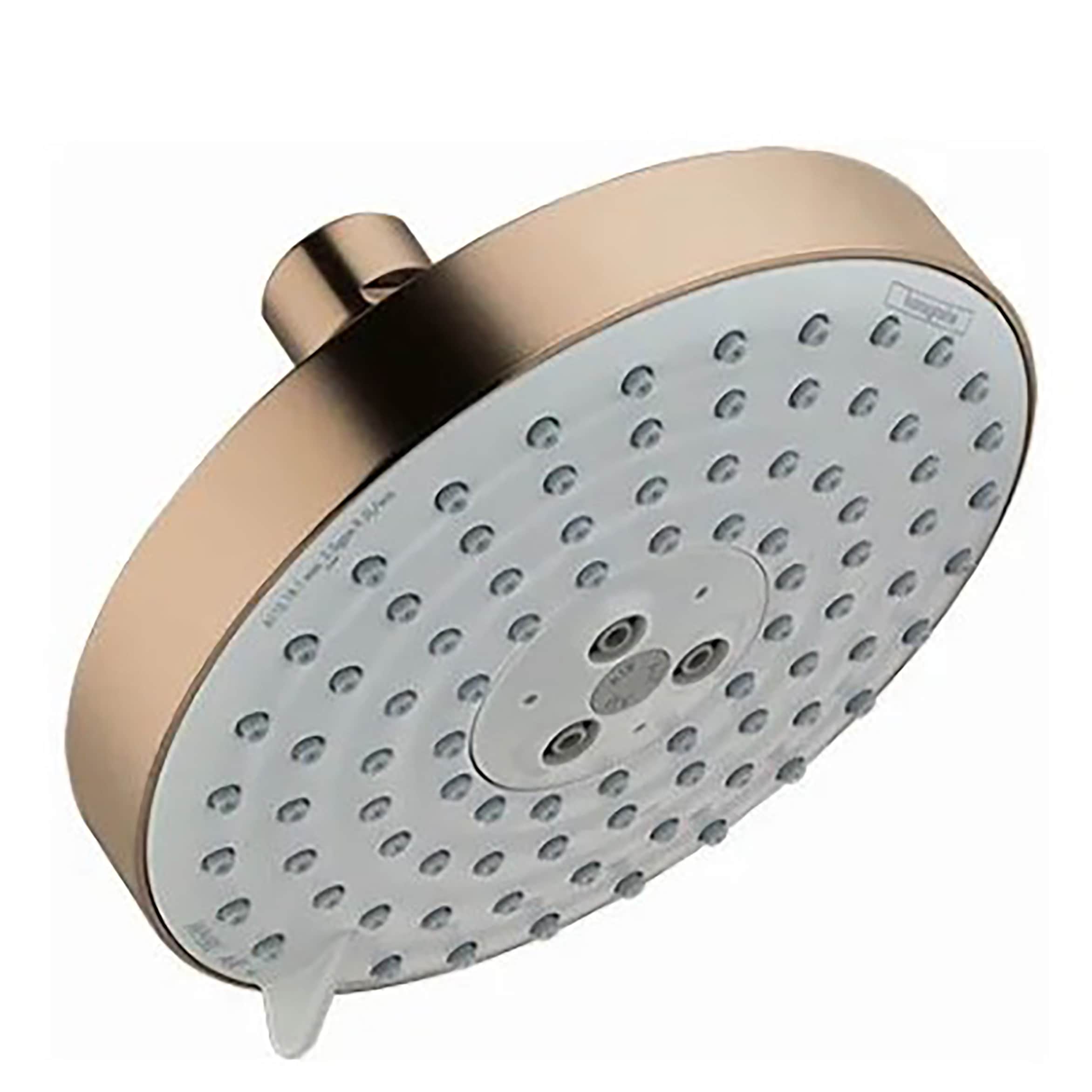 Hansgrohe 04800140 Brushed Bronze Sold separately Multi-function 5.375-Inches Round Shower Faucet