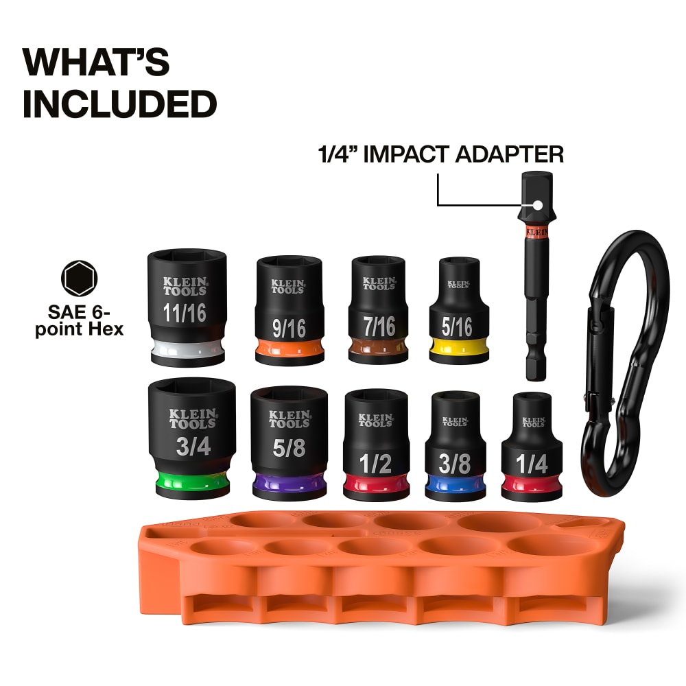 Klein Tools 33809 Impact-Socket-Sets - View #2