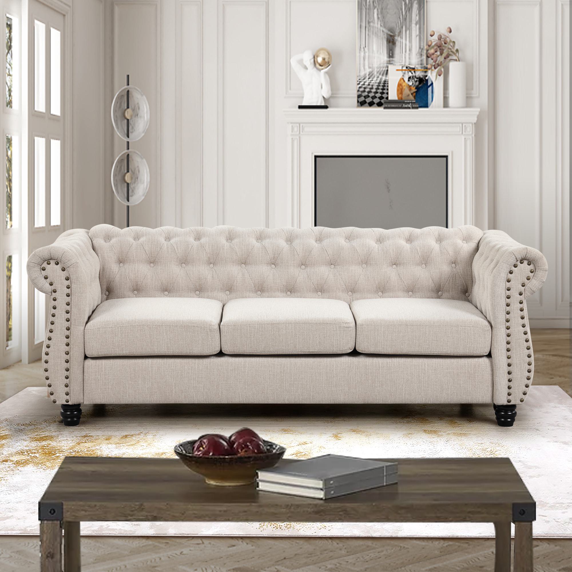 FARATI 8102-BEIGE-3 Sofas-Loveseats - View #2
