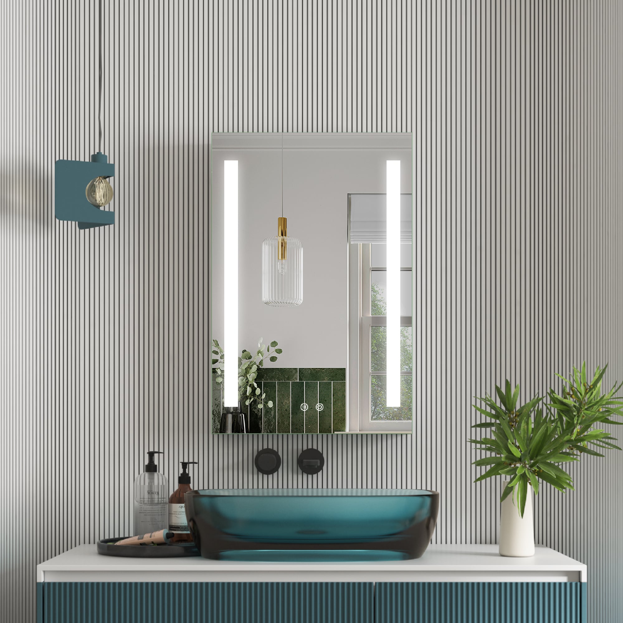 WELLFOR EX-5MC2028L Bathroom-Medicine-Cabinets - View #2