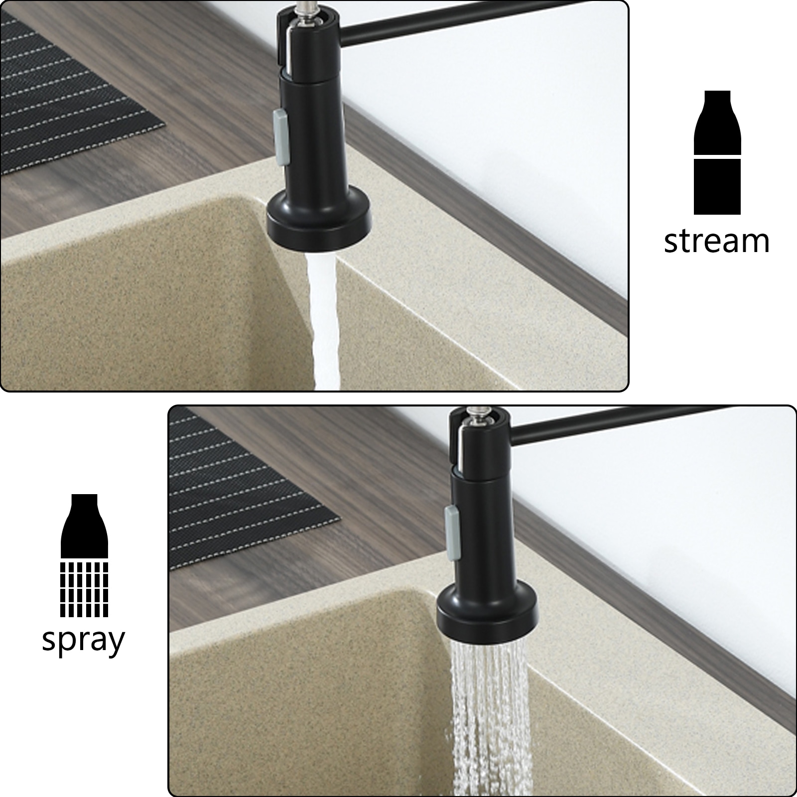 Flynama FLIS2252B Kitchen-Faucets - View #8