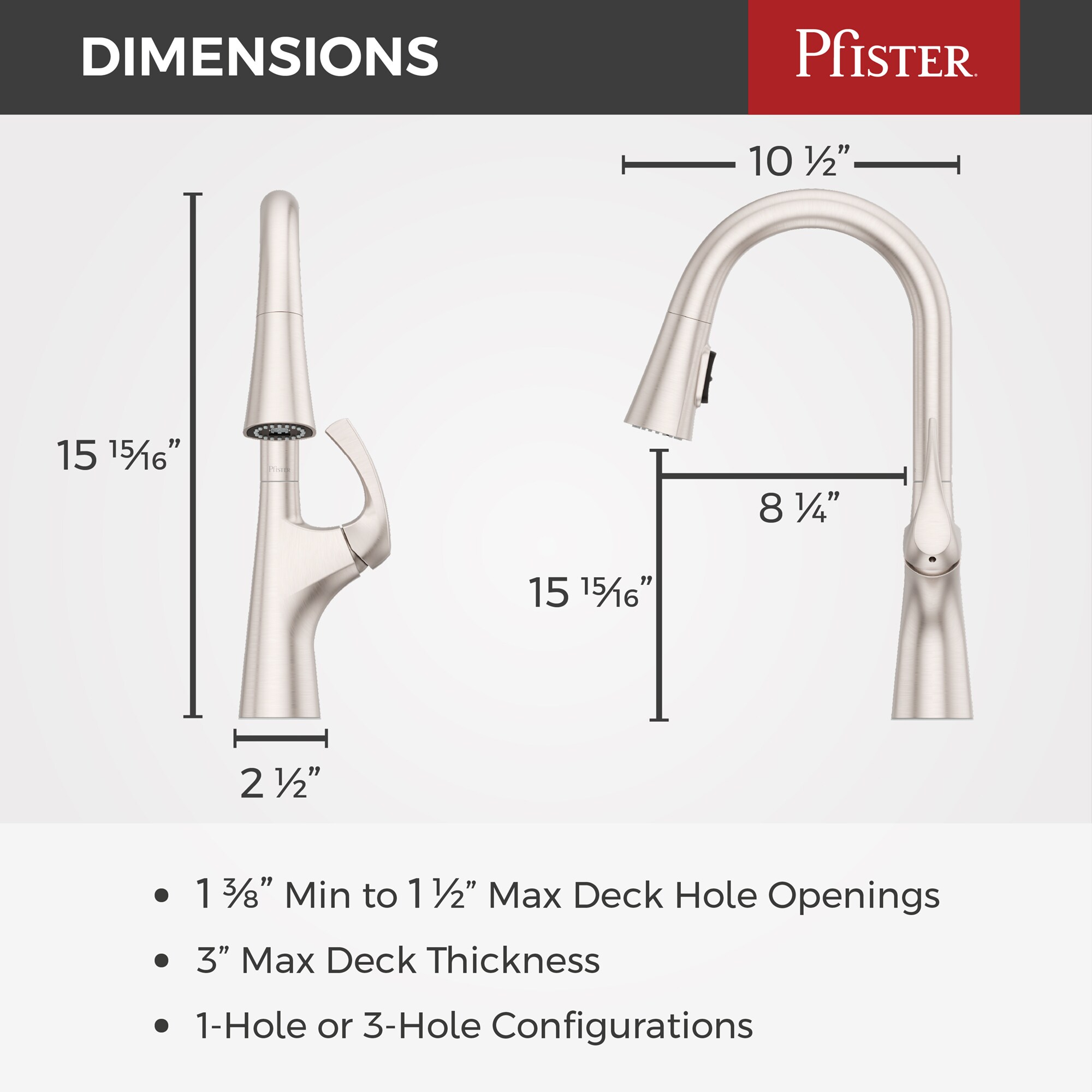 Pfister F-529-7TEGS Kitchen-Faucets - View #13
