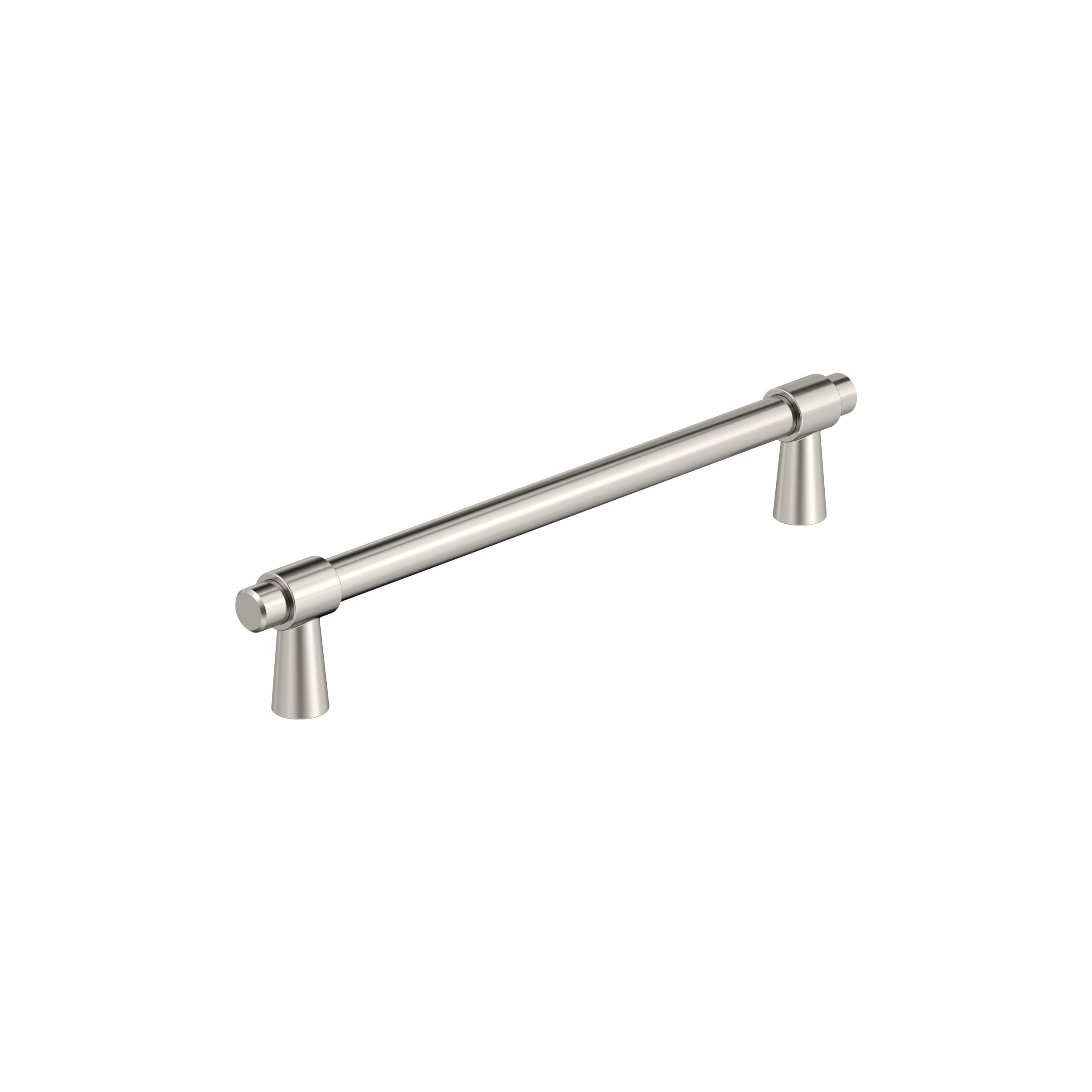 Polished Nickel Modern Industrial Cabinet Bar Pull