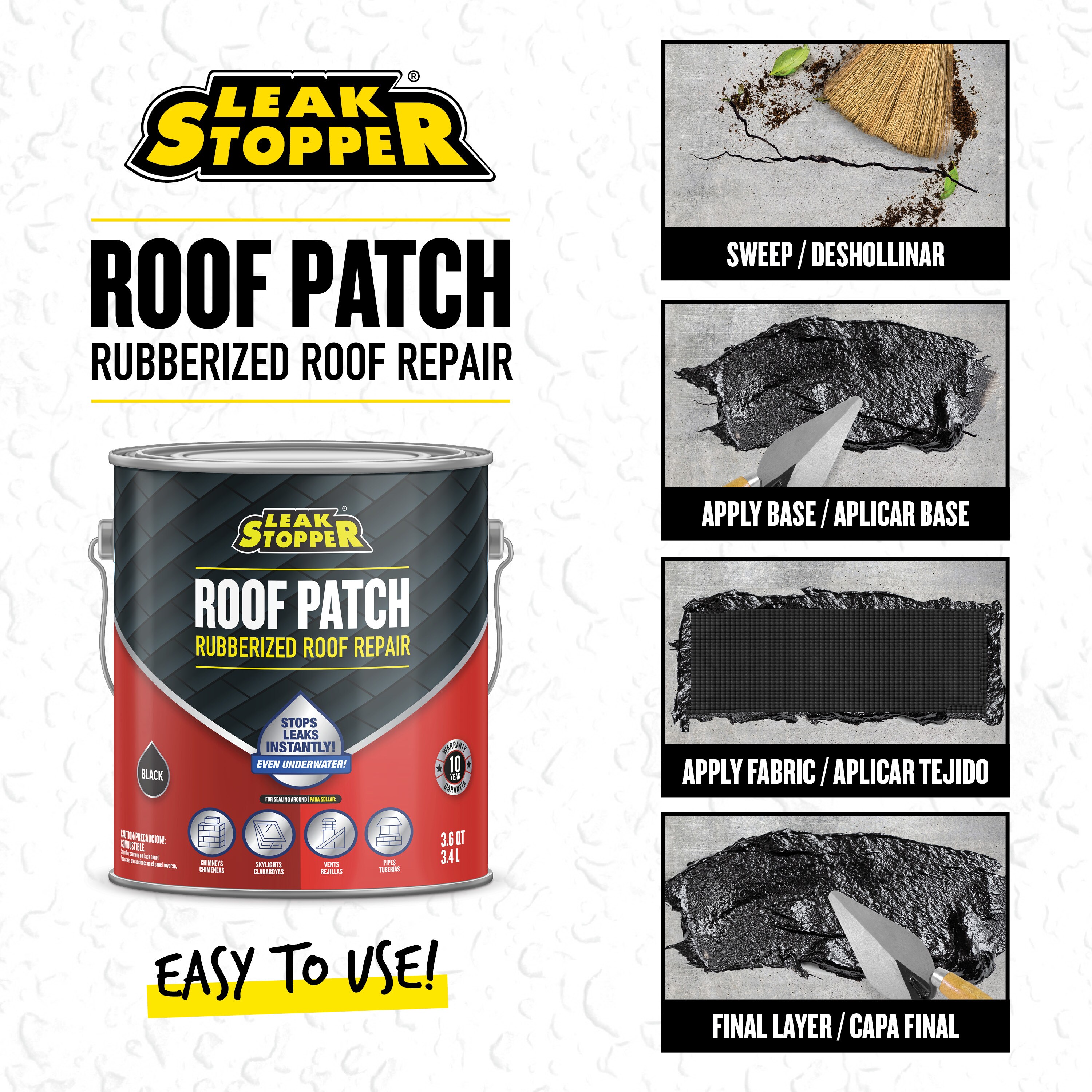 Black Knight 300 mL Clear Patch Roof Repair