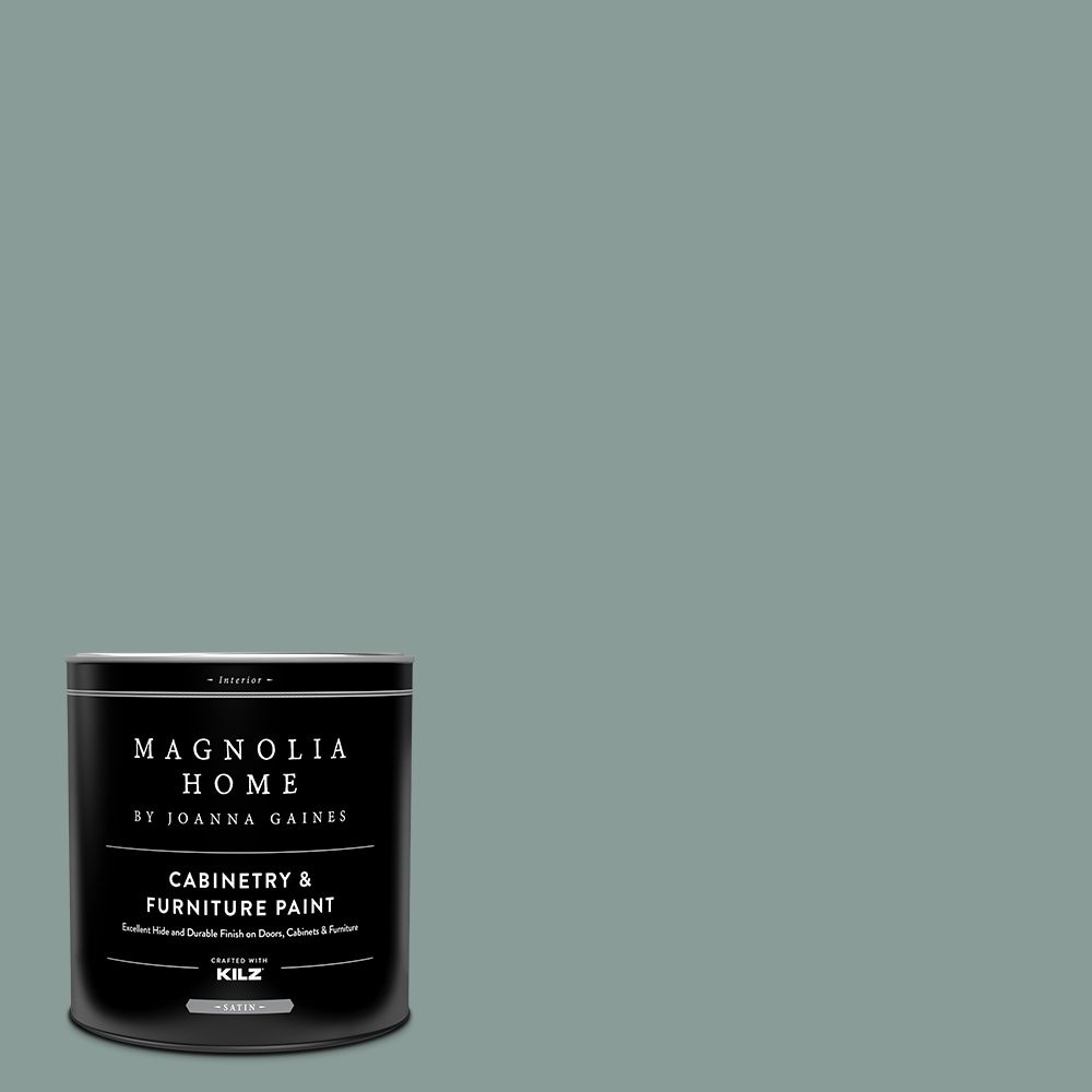 Magnolia Home MAG112-4141124  by Joanna Gaines Satin Well Watered MAG112 Tintable Cabinet Furniture Paint Enamel ( 1-quart )