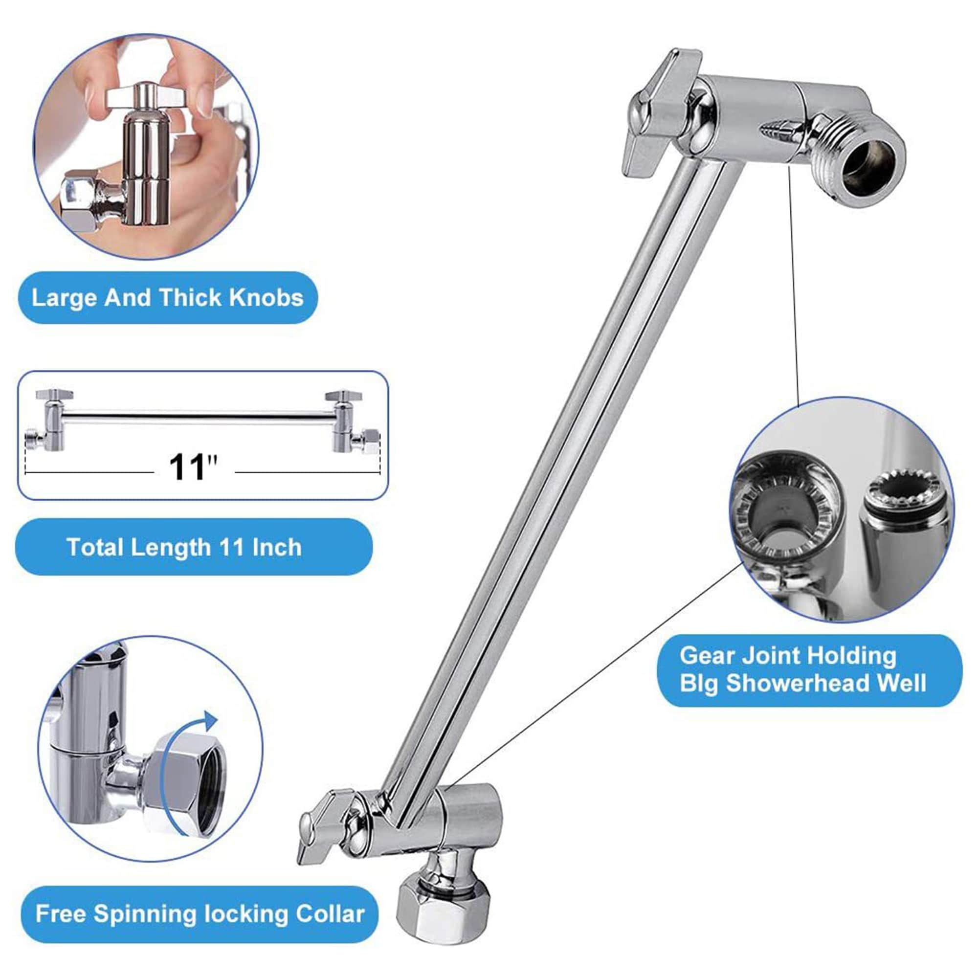 WELLFOR HLBD013ORB Fixed-Showerhead - View #3