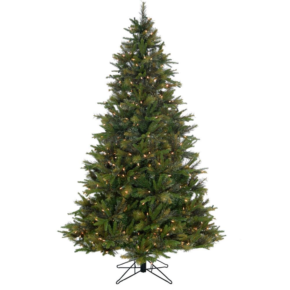 Fraser Hill Farm FFBB075-5GR 90-ft Pre-lit Artificial Christmas Tree with LED Lights