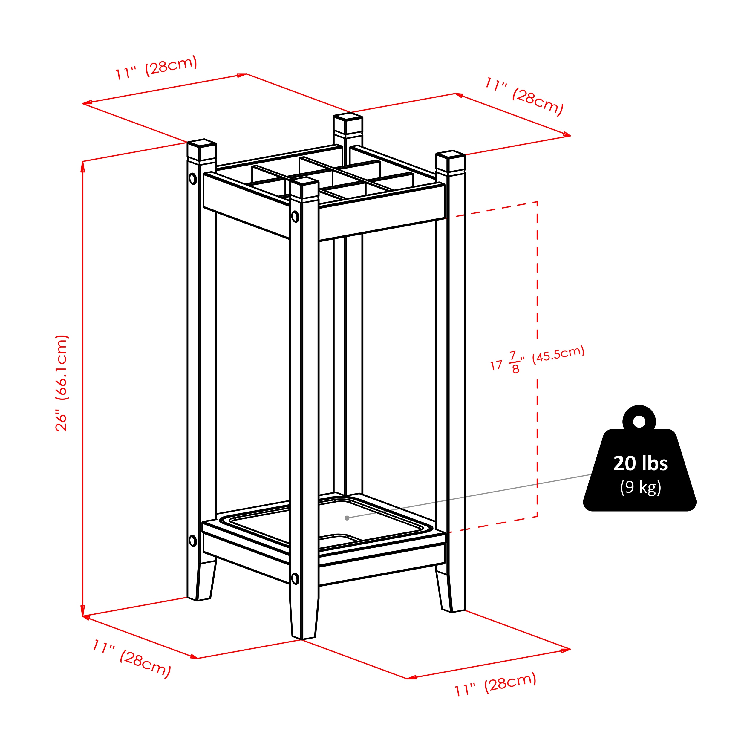 Winsome Wood 92411 Indoor-Umbrella-Stands - View #5