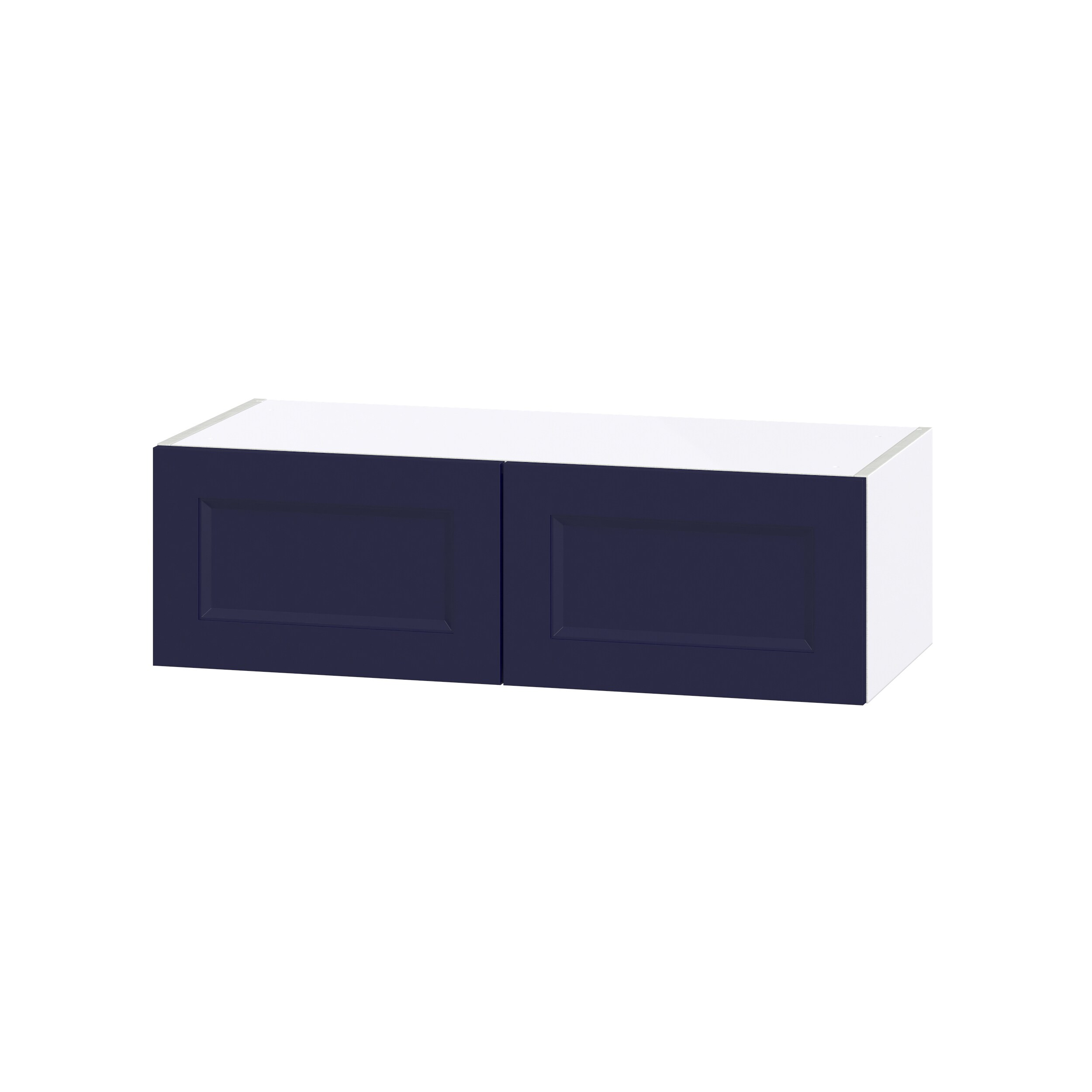 Hugo&Borg DSW3310-LO Lorette 33-in W x 10-in H x 14-in D Navy Blue Wall Fully assembled Cabinet (Recessed Panel Shaker)