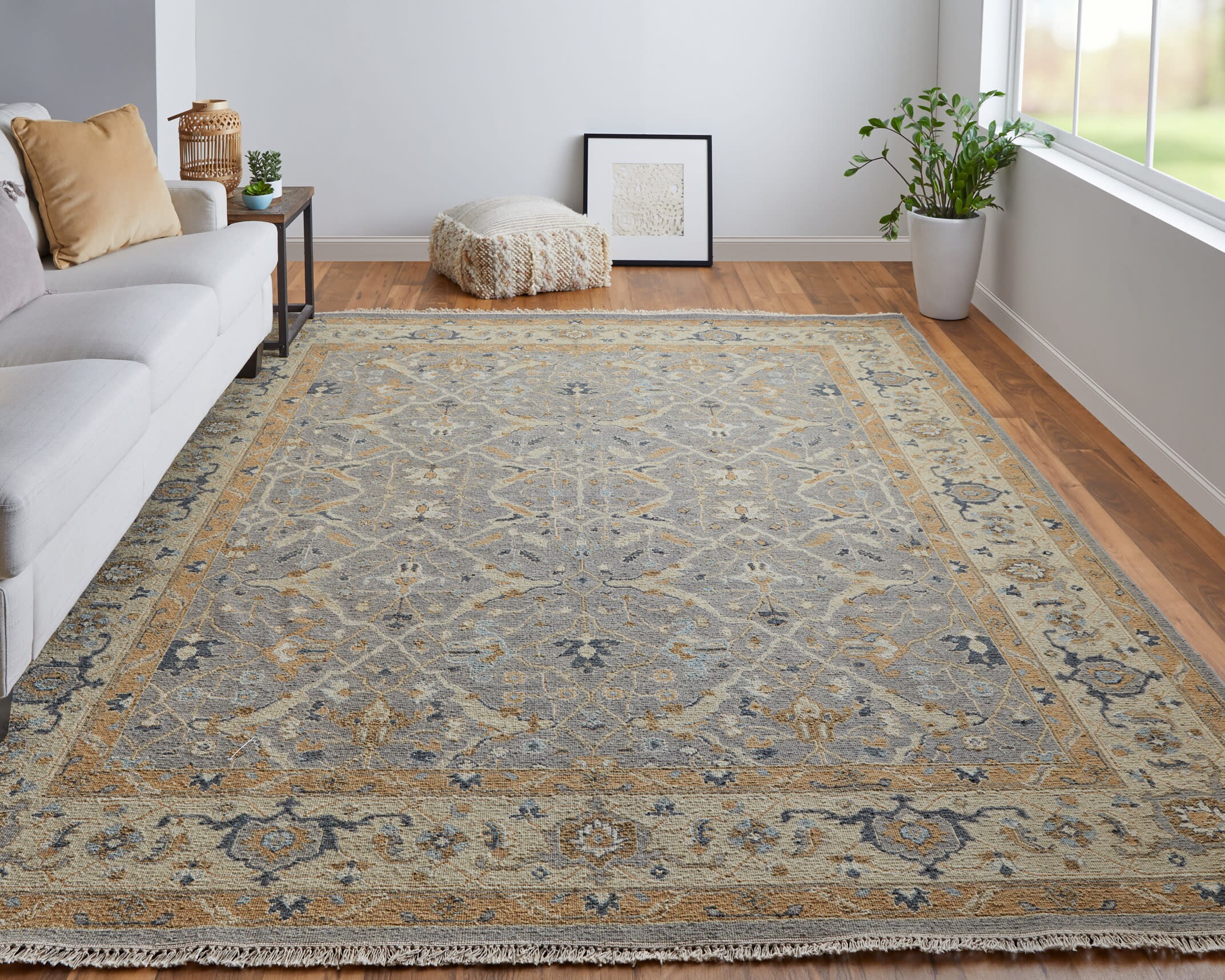 Room Envy CORR0611GRYGLDH50 rugs - View #2