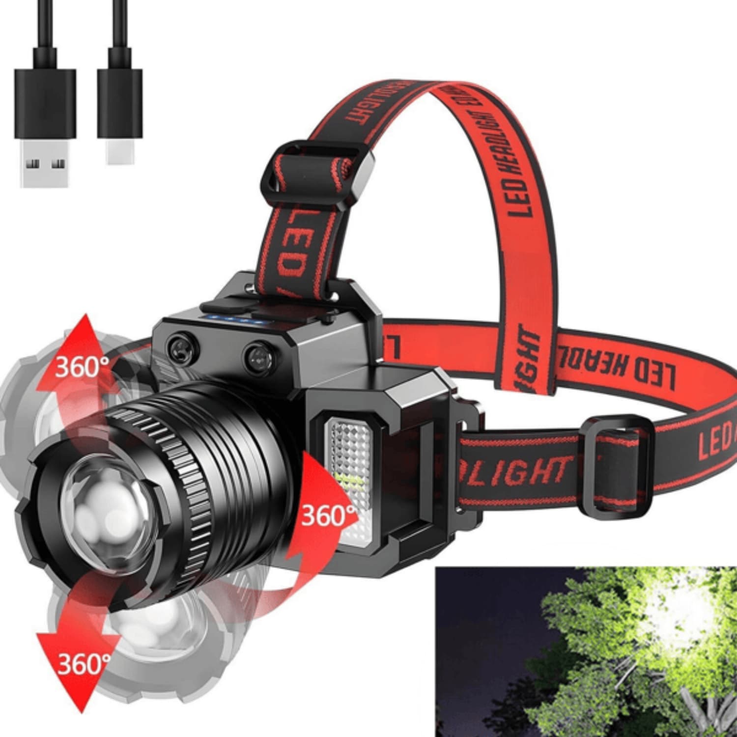 Angel Sar L2ZYY421HLM-RD headlamps - View #8