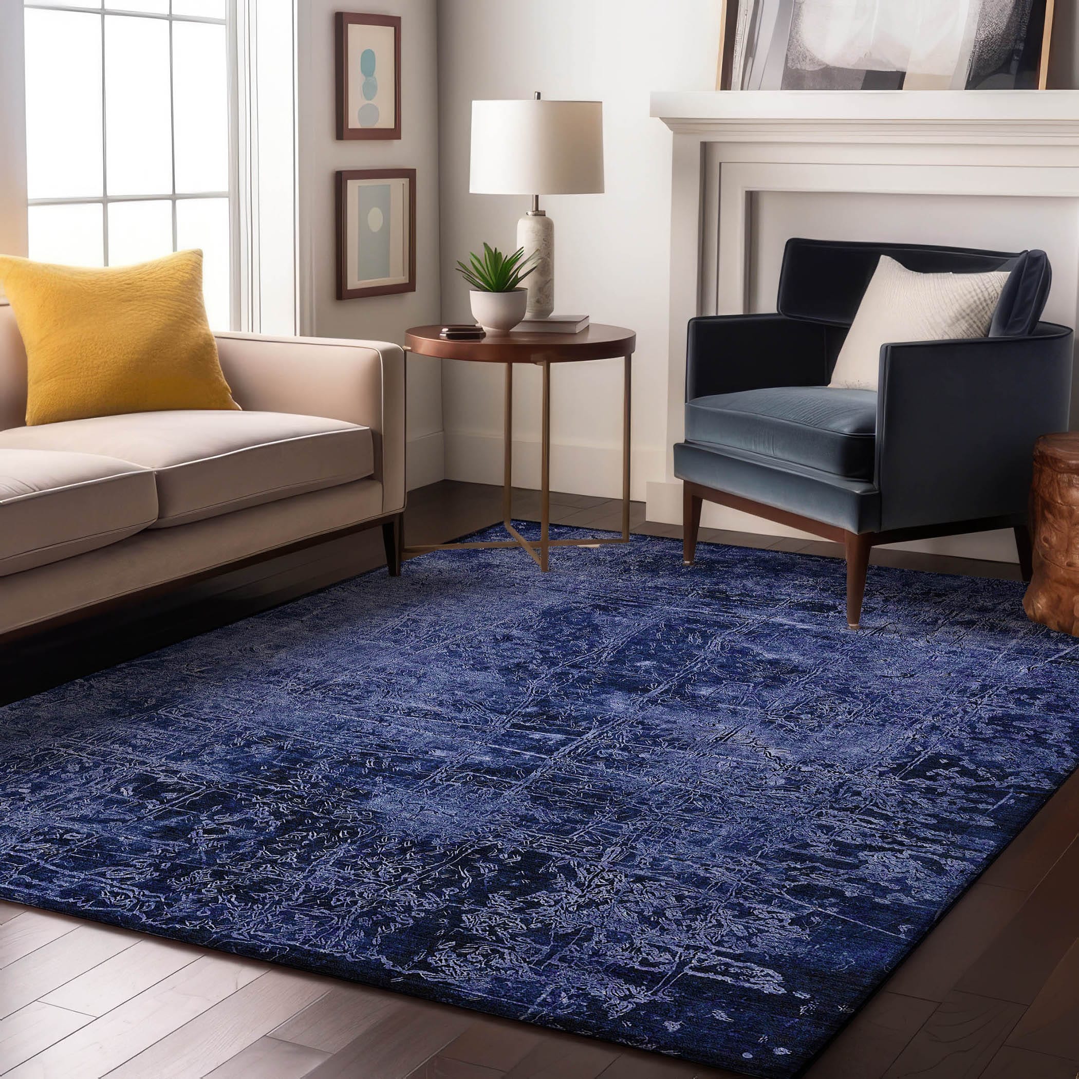 Addison Rugs AMF514AL9X12 Mayfield AMF514AL 9 x 12 (ft) Loomed Polyester Aloe Rectangular Indoor Abstract Machine washable Area rug