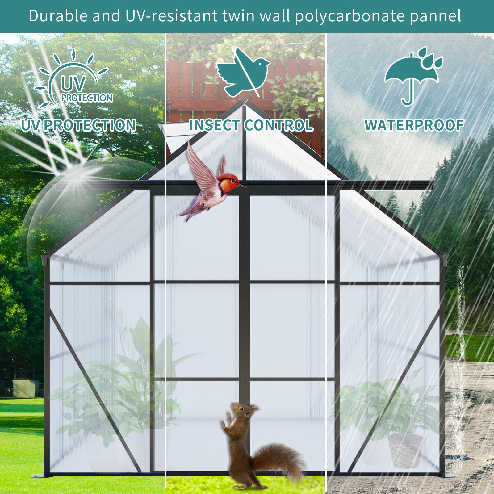 Mondawe MD-TP17-AAB greenhouses - View #3