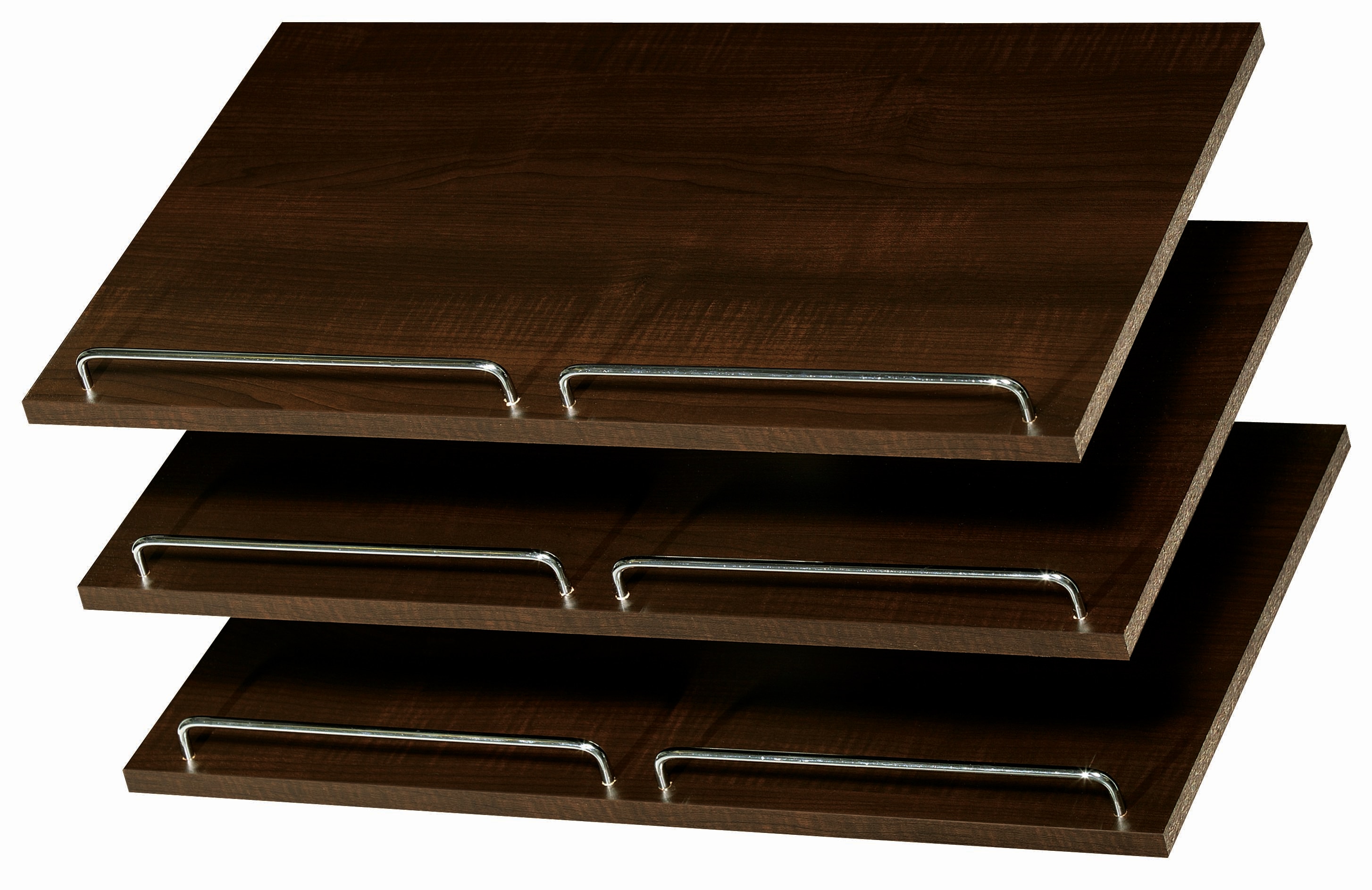 Easy Track RS1600-T 24.0-Inches x 14.0-Inches D Truffle Solid Shelving Wood closet shelf 3 Shelves