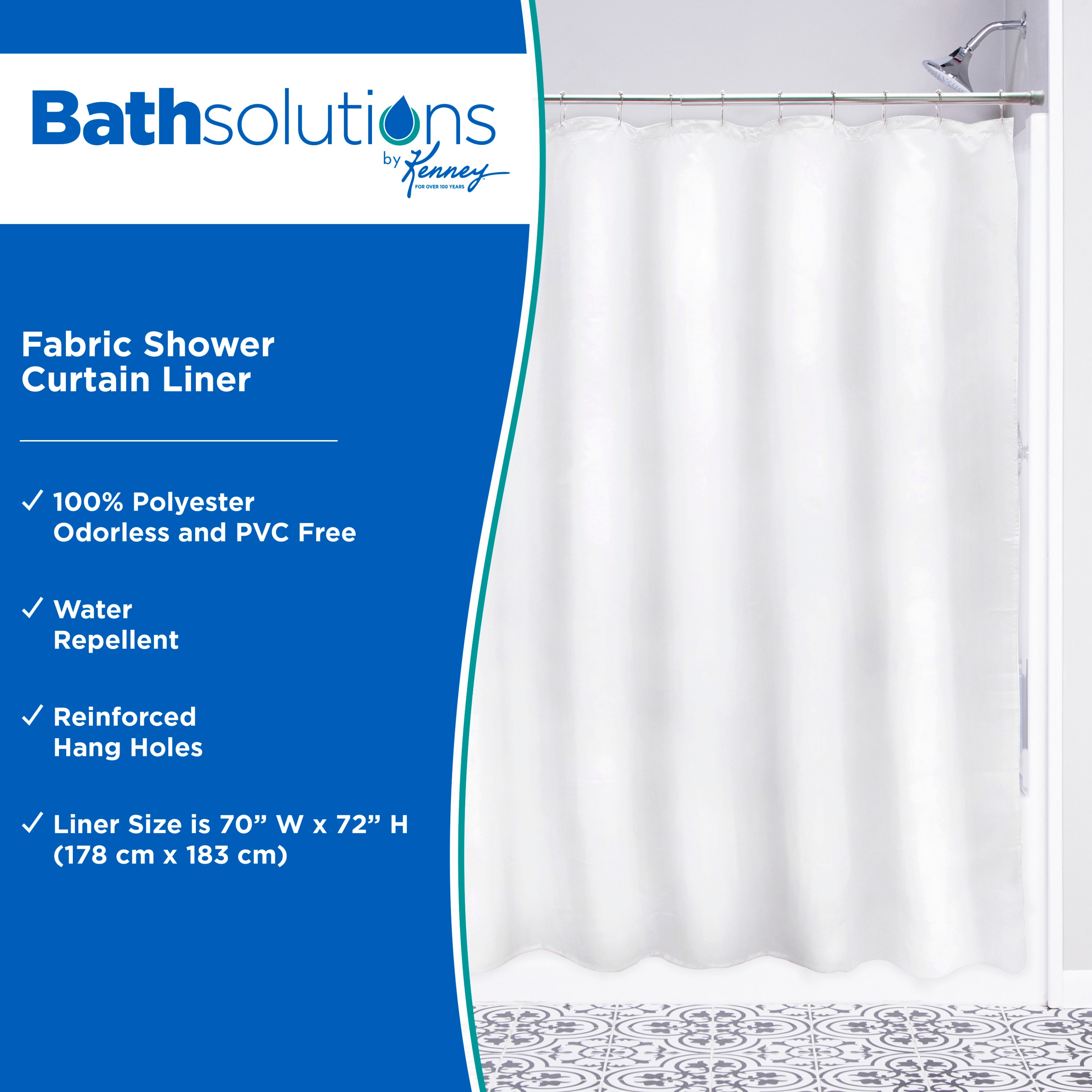 Kenney KN61253 Shower-Curtains-Liners - View #2