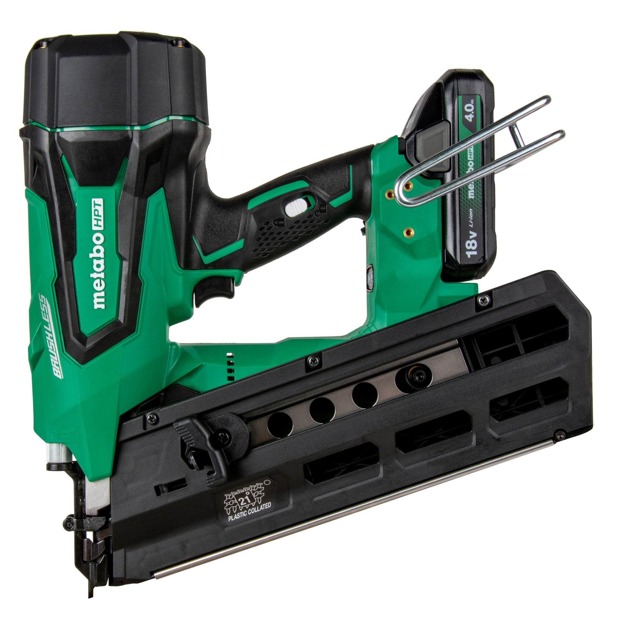 Metabo HPT 1.75-in 15-Degree Pneumatic Roofing Nailer in the Roofing Nailers  department at Lowes.com