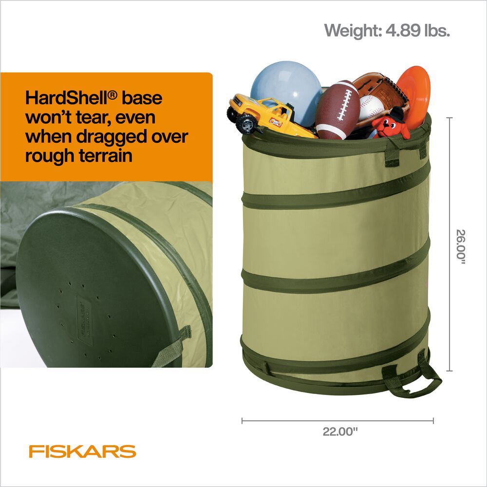 Fiskars 1071984 Lawn-Trash-Bag-Holders - View #3