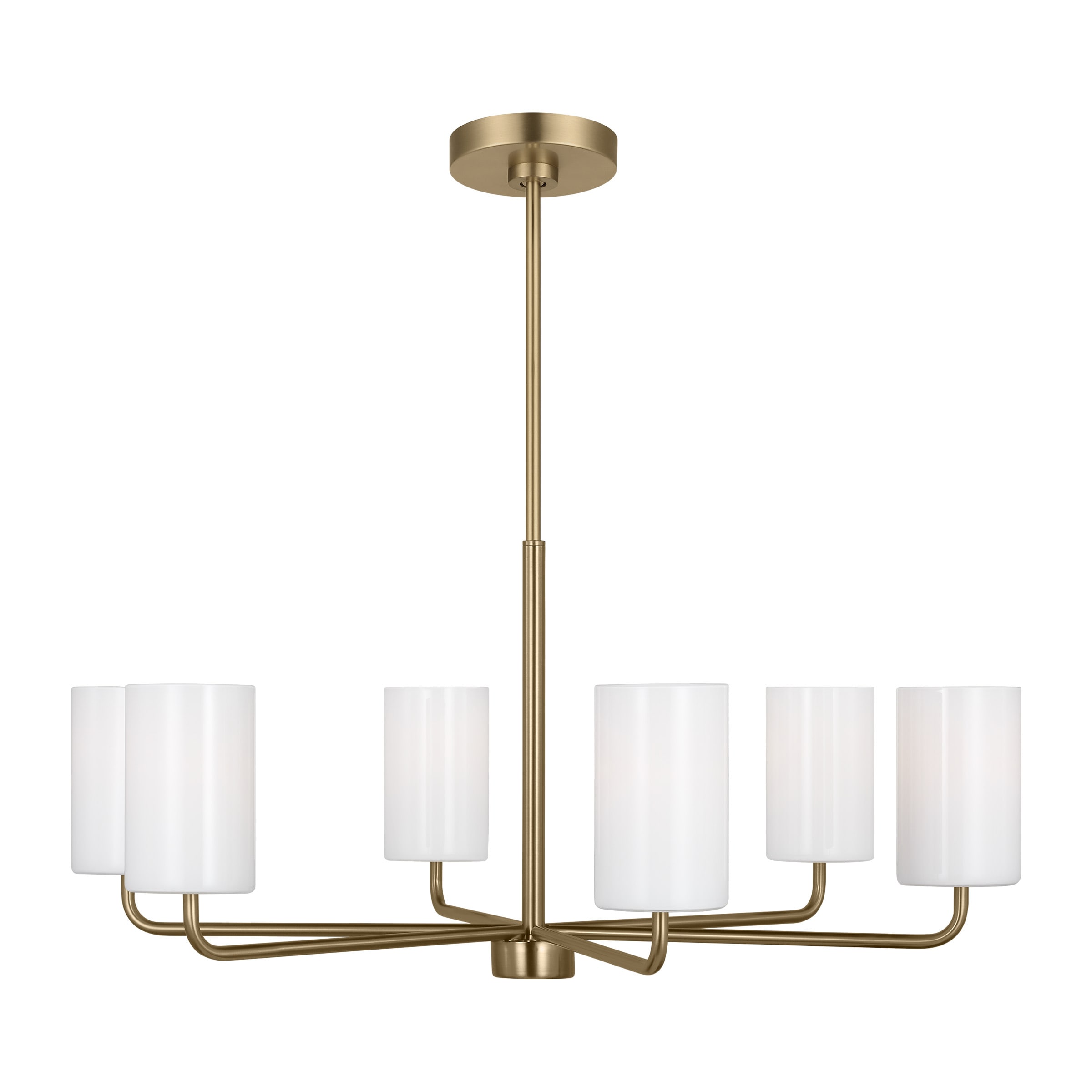 Generation Lighting GLC1026SB Rhett 6 -Light Satin Bronze Modern/contemporary For Use in Dining Rooms, Foyers, Living Rooms Chandelier