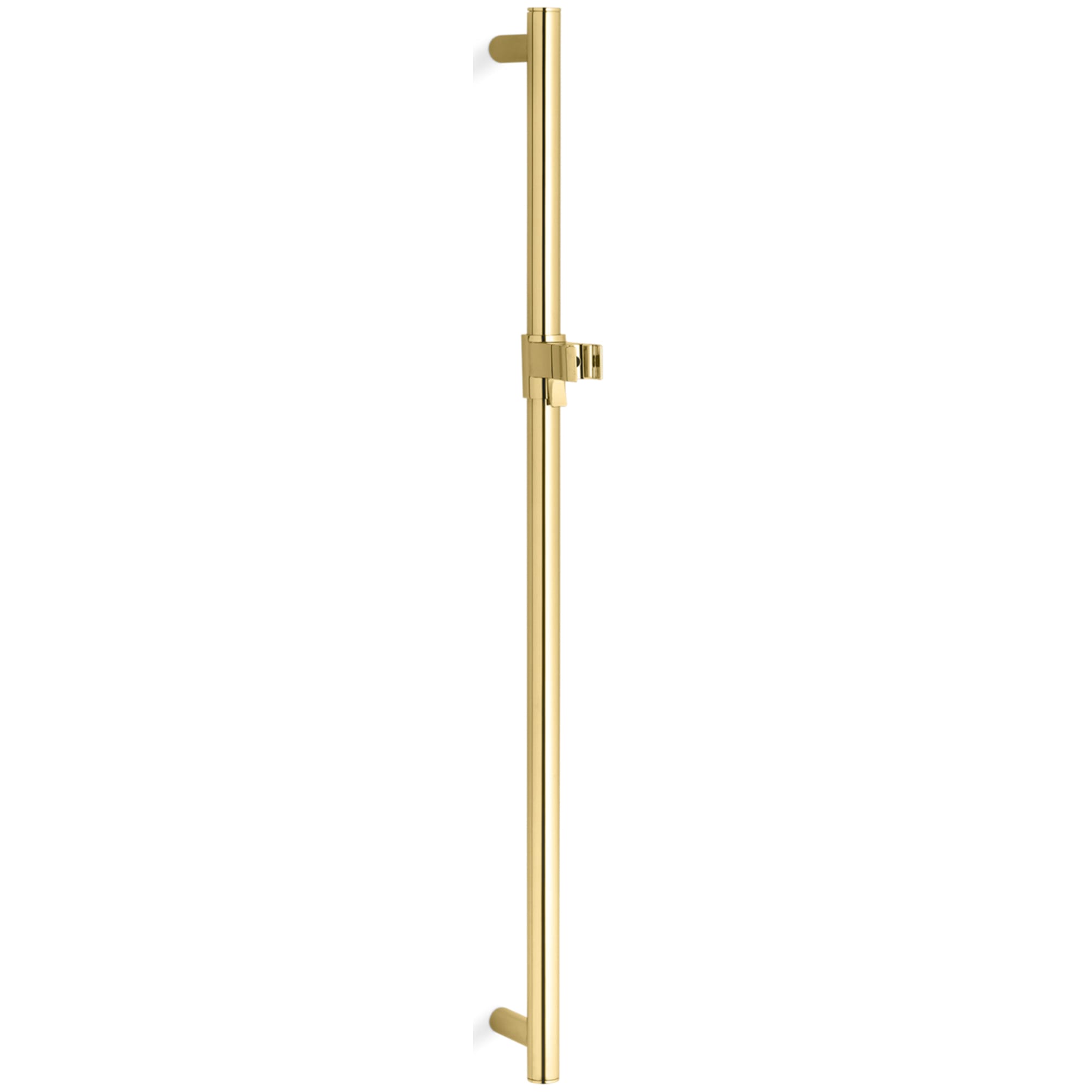 KOHLER 8524-PB Vibrant Polished Brass 2.5-in Universal Shower Slide bar