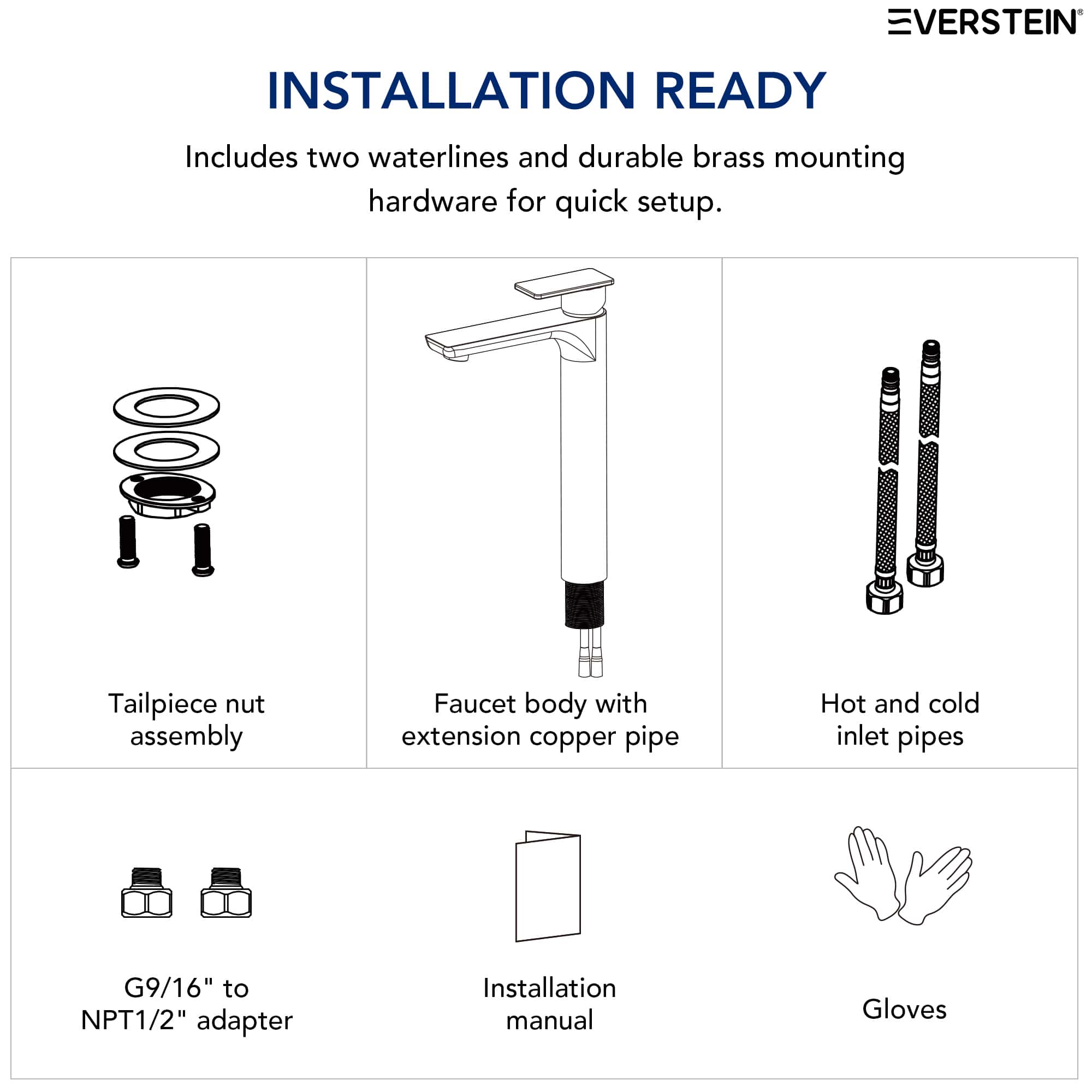 EVERSTEIN SFS-1121-BK Lavatory-Faucets - View #11